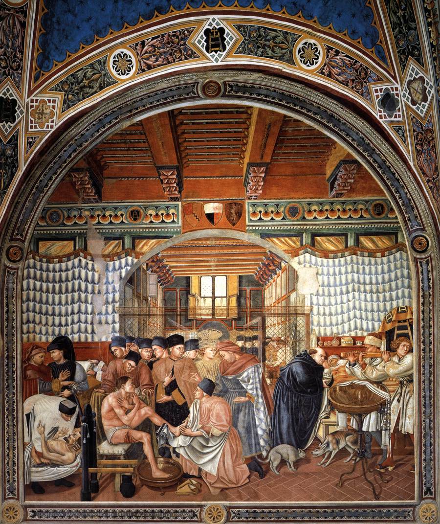 Figure 24: (S5_18) Domenico di Bartolo, First contemporary scene in Pellegrinaio