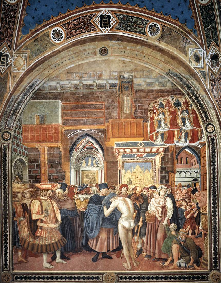 Figure 28: (S5_23) Domenico di Bartolo, Second contemporary scene in Pellegrinaio