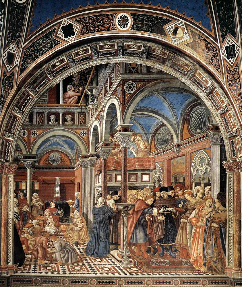 Figure 32: (S5_27) Domenico di Bartolo, Third contemporary scene in Pellegrinaio