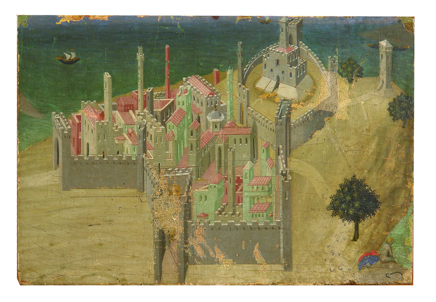 Figure 41: (S5_35) Ambrogio Lorenzetti, City by the sea, Pinacoteca Siena