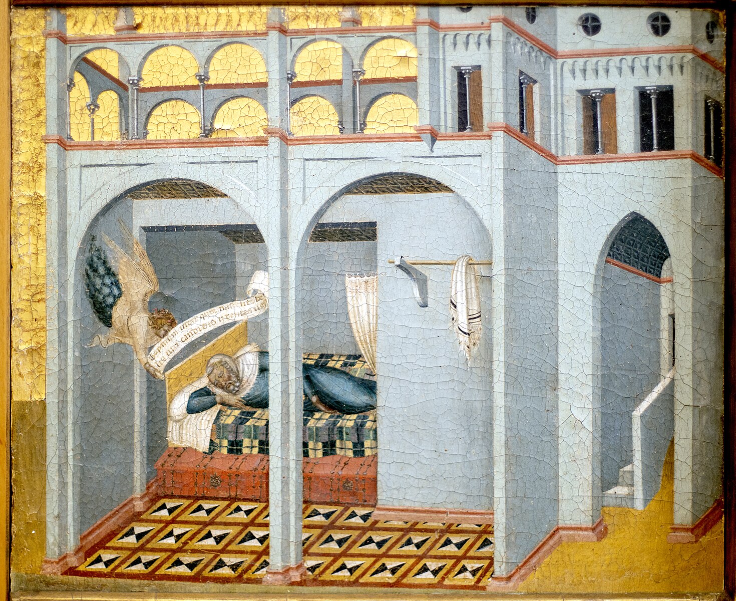 Figure 42: (S5_36) Pietro Lorenzetti’s predella panel for Carmelite altarpiece, Pinacoteca Siena