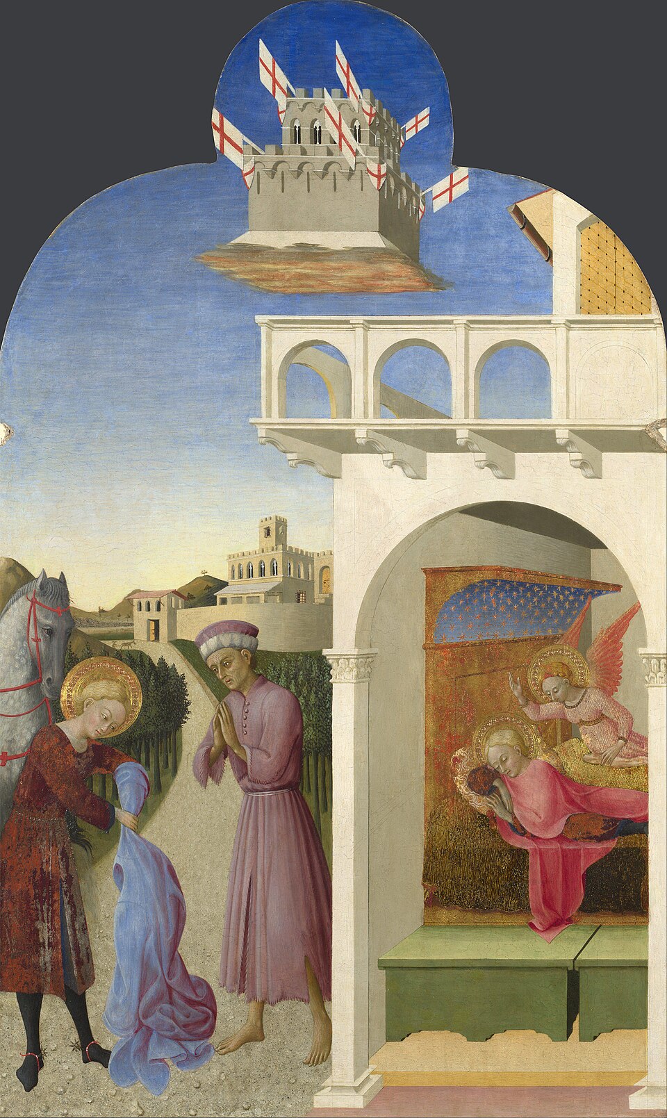 Figure 44: (S5_39) Sassetta, Panel from Borgo San Sepolcro altarpiece, National Gallery