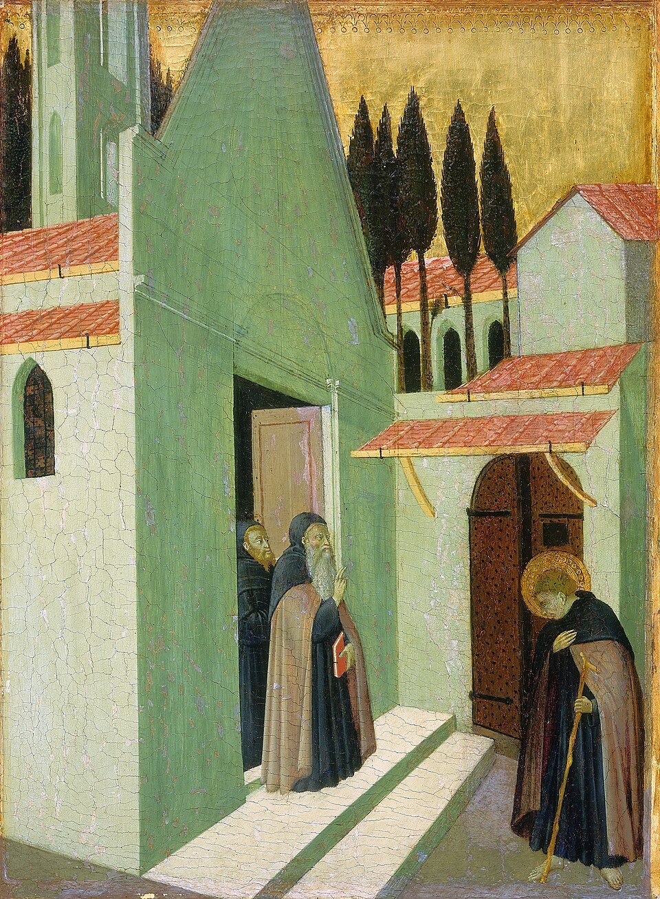 Figure 47: (S5_47_bis) Master of the Osservanza, Scene 3 of Life of St Anthony Abbot, National Gallery of Art