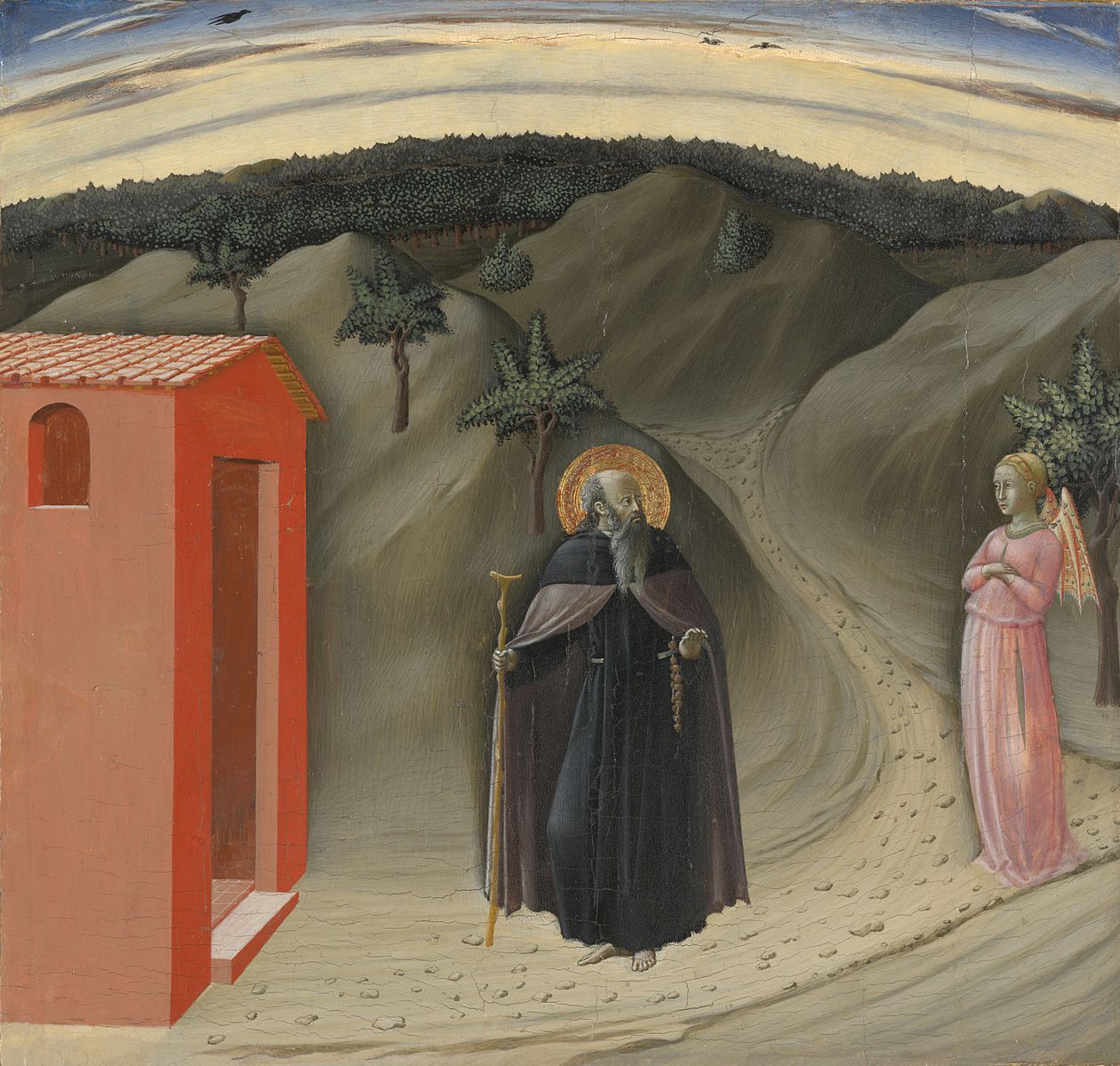 Figure 55: (S5_48) Master of the Osservanza, Scene 4 of Life of St Anthony Abbot, Yale University Art Gallery