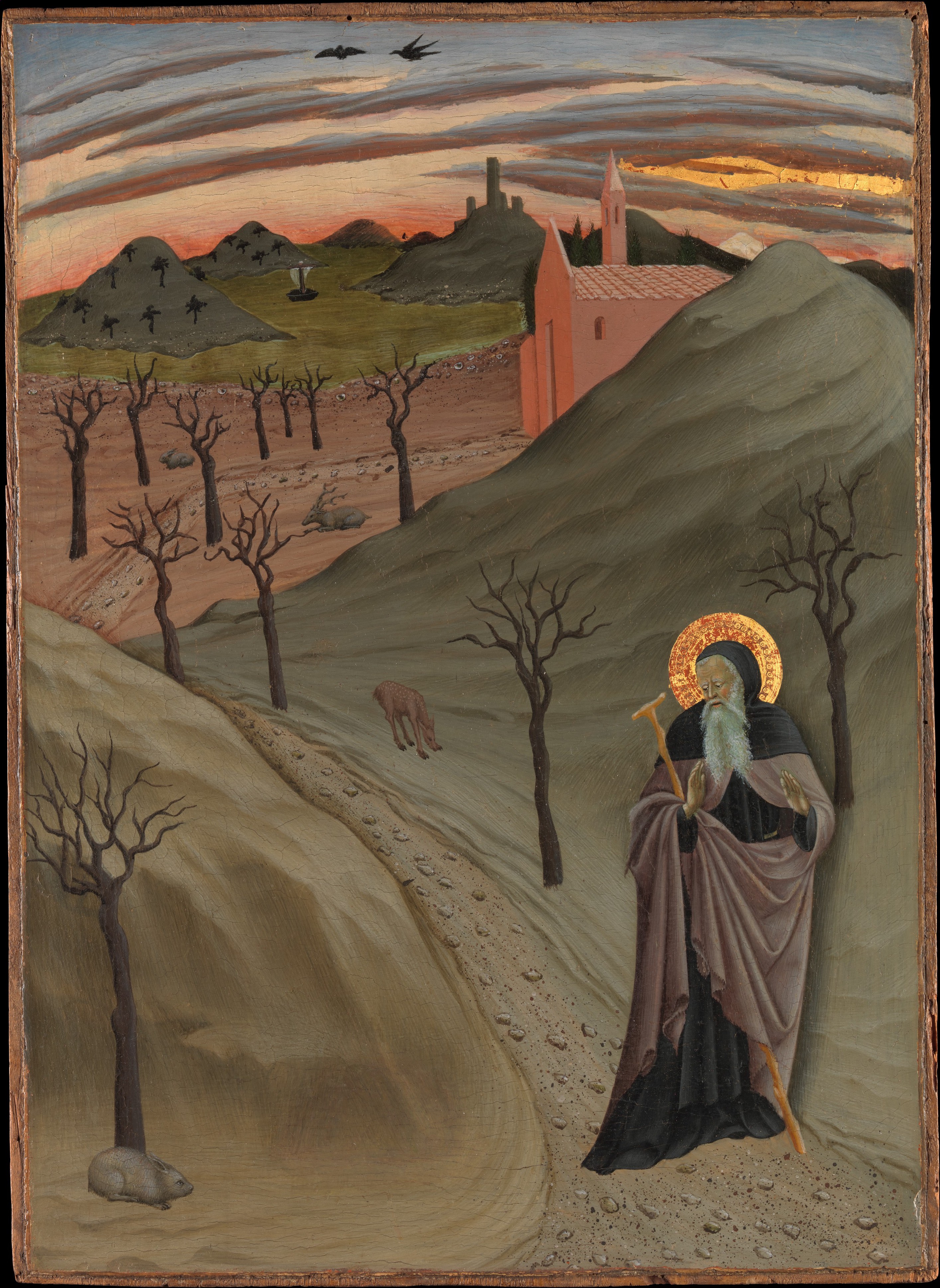 Figure 61: (S5_53) Master of the Osservanza, Scene 6 of Life of St Anthony Abbot, Metropolitan Museum of Art