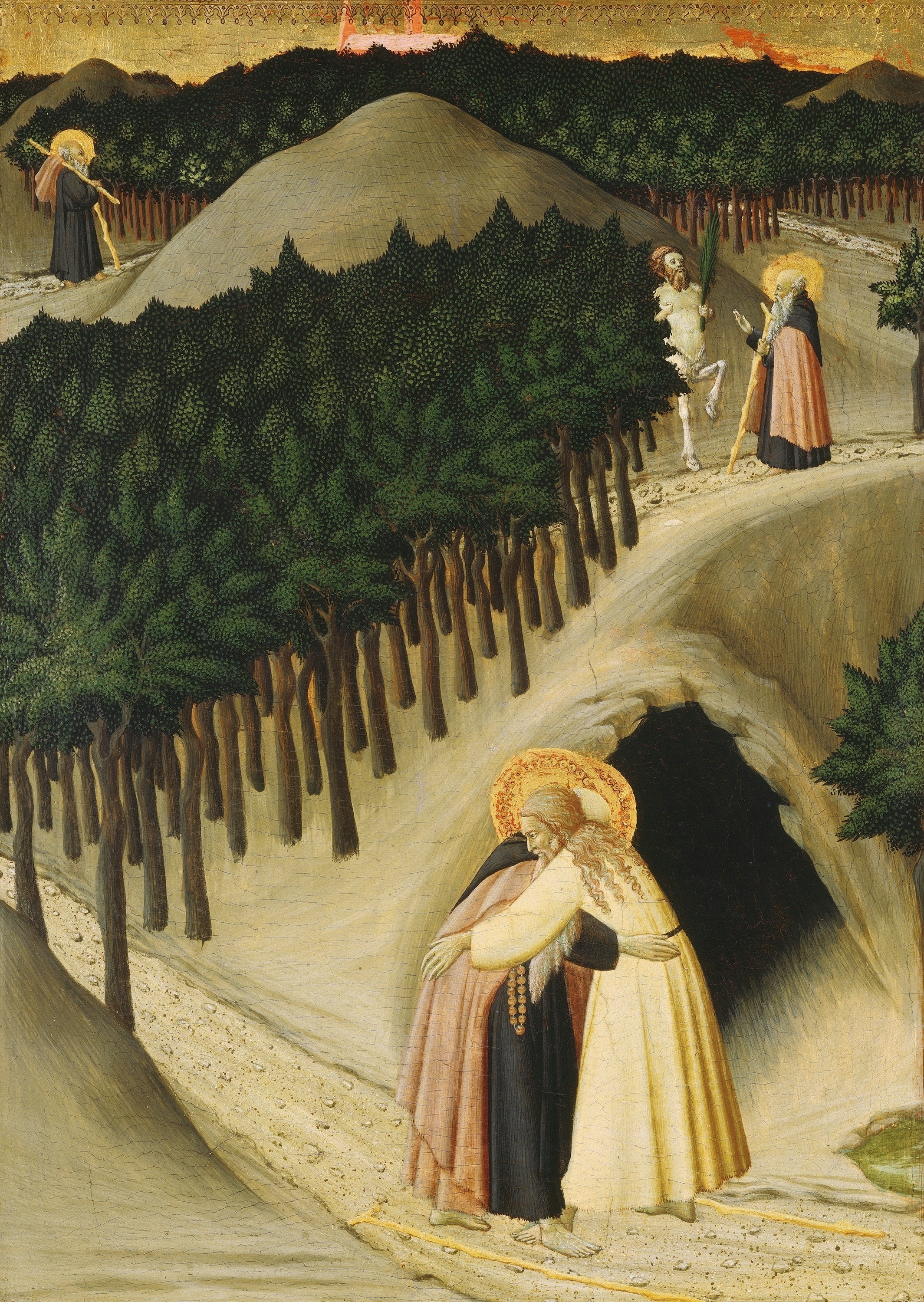 Figure 63: (S5_55) Master of the Osservanza, Scene 7 of Life of St Anthony Abbot, National Gallery of Art