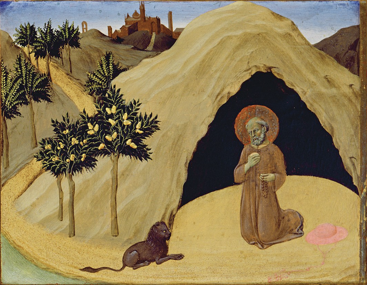 Figure 65: (S5_56) Master of the Osservanza, St Jerome in the desert, Pinacoteca Siena