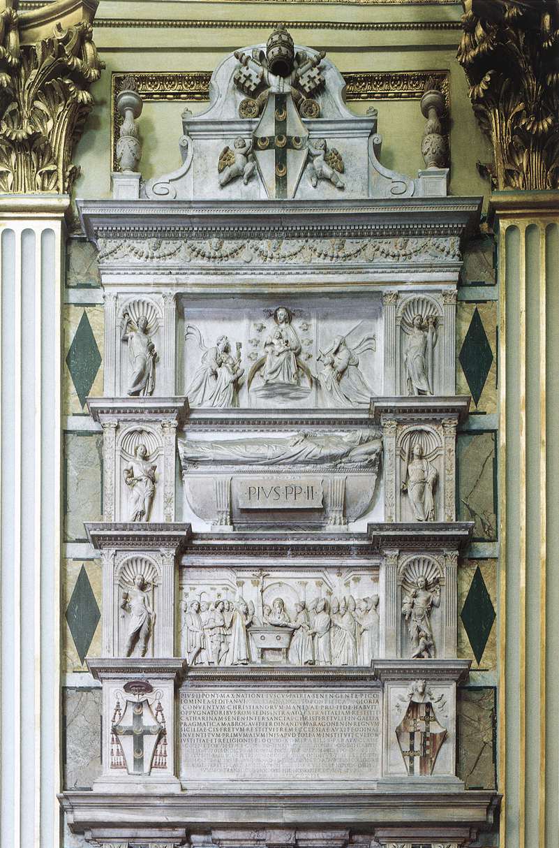 Figure 1: (S7_1) Paolo Romano, Tomb of Pius II, Sant’ Andrea della Valle, Rome