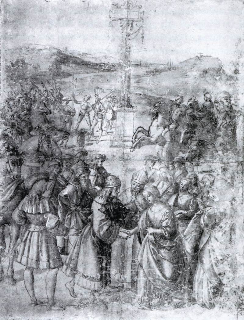 Figure 34: (S7_30) Raphael, Enea presents Eleanor of Portugal to Emperor Frederick III, Morgan Library