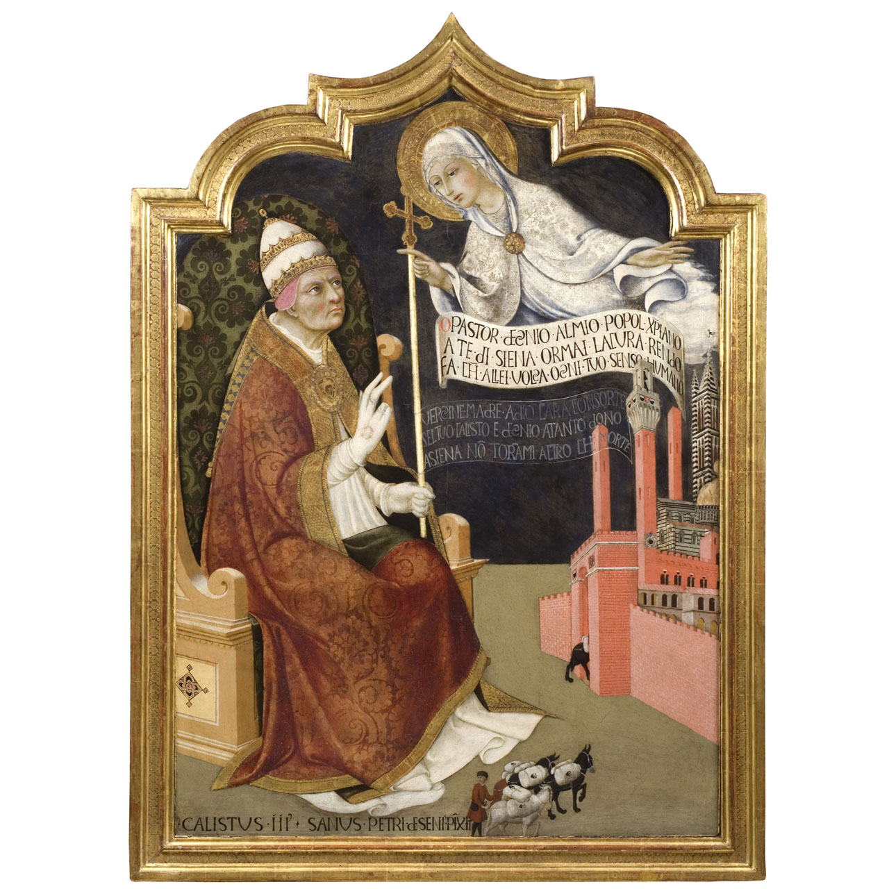 Figure 40: (S7_34) Sano di Pietro, Calixtus III, Pinacoteca Siena