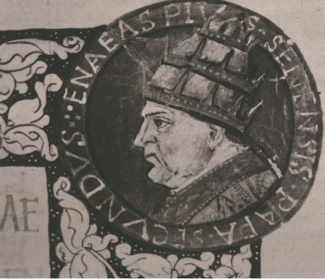 Figure 56: (S7_39) Miniature of Enea Piccolomini as Pope, Archivio Lateranese