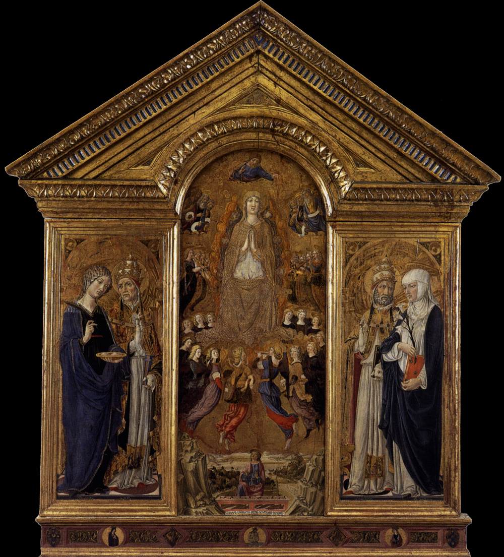 Figure 81: (S7_62) Vecchietta, The Virgin of the Assumption with Saints, Duomo of Pienza