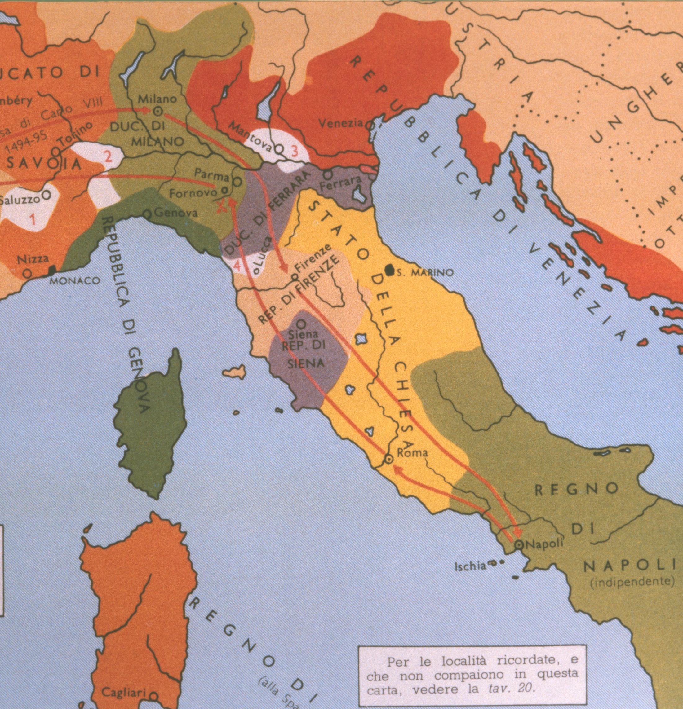 Figure 2: (V1_2) Political map of Northern Italy