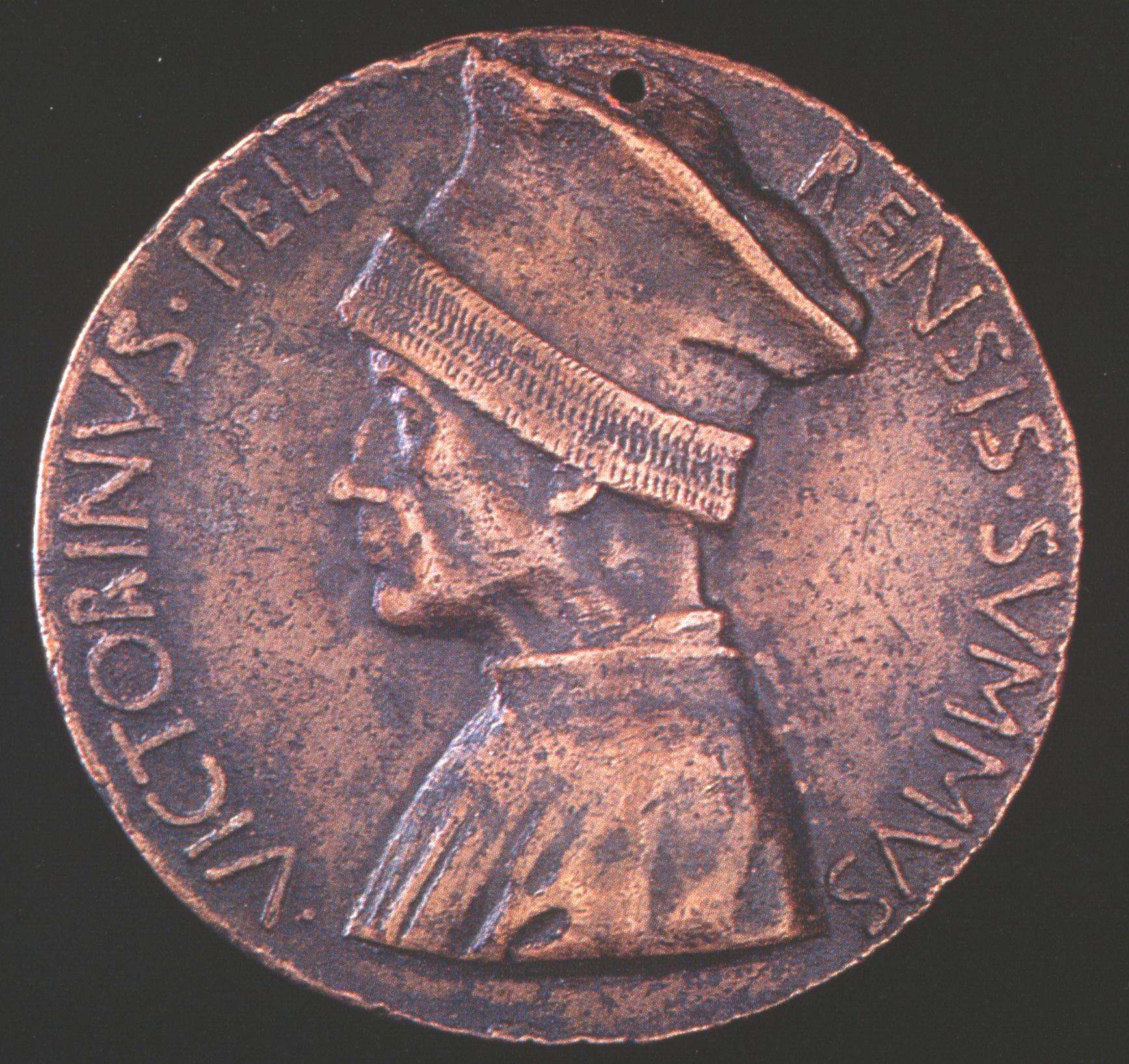 Figure 3: (V1_3) Pisanello, Portrait medal of Vittorino da Feltre, National Gallery of Art