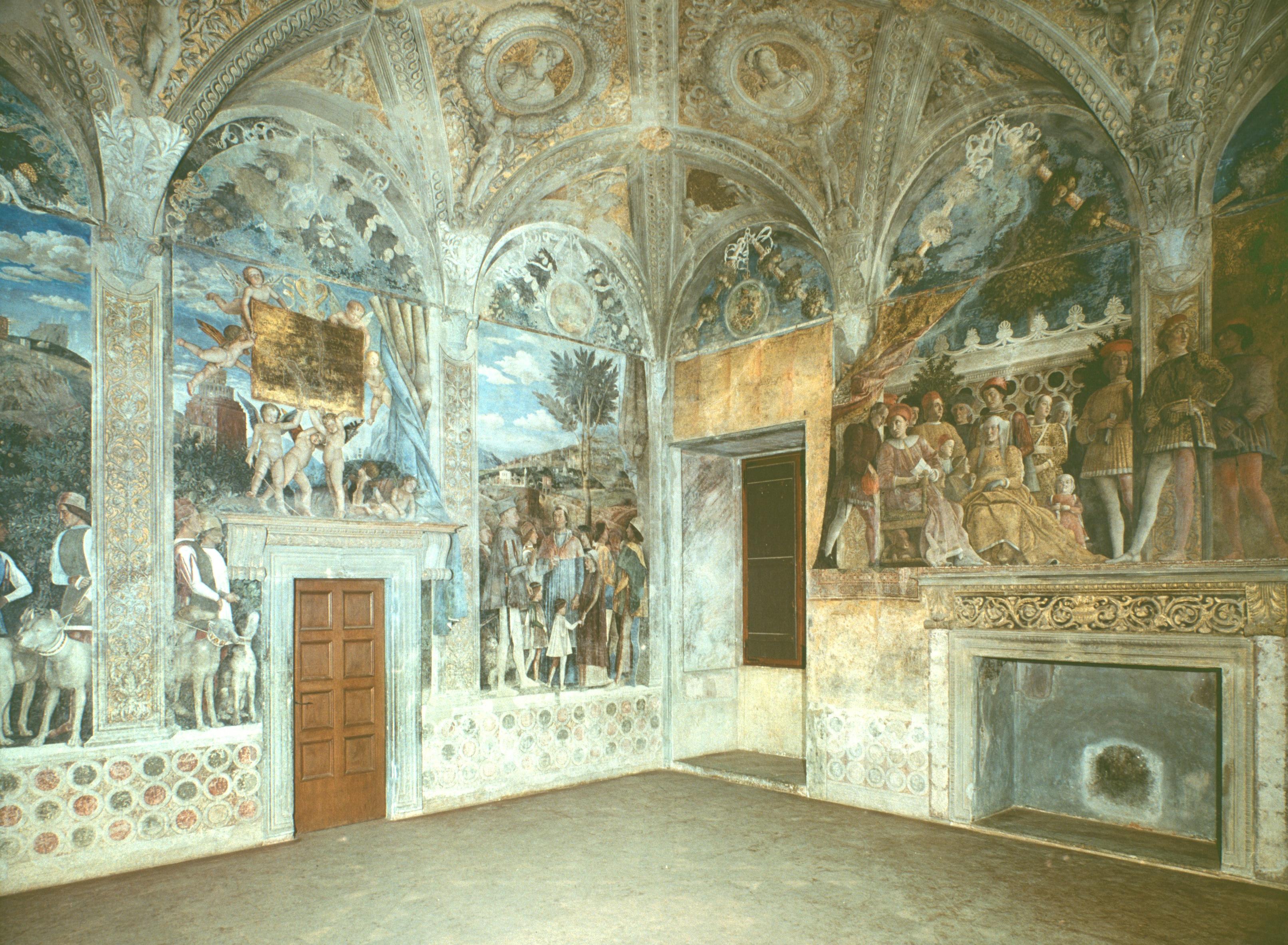 Figure 32: (V1_31) North and West walls, La Camera degli Sposi