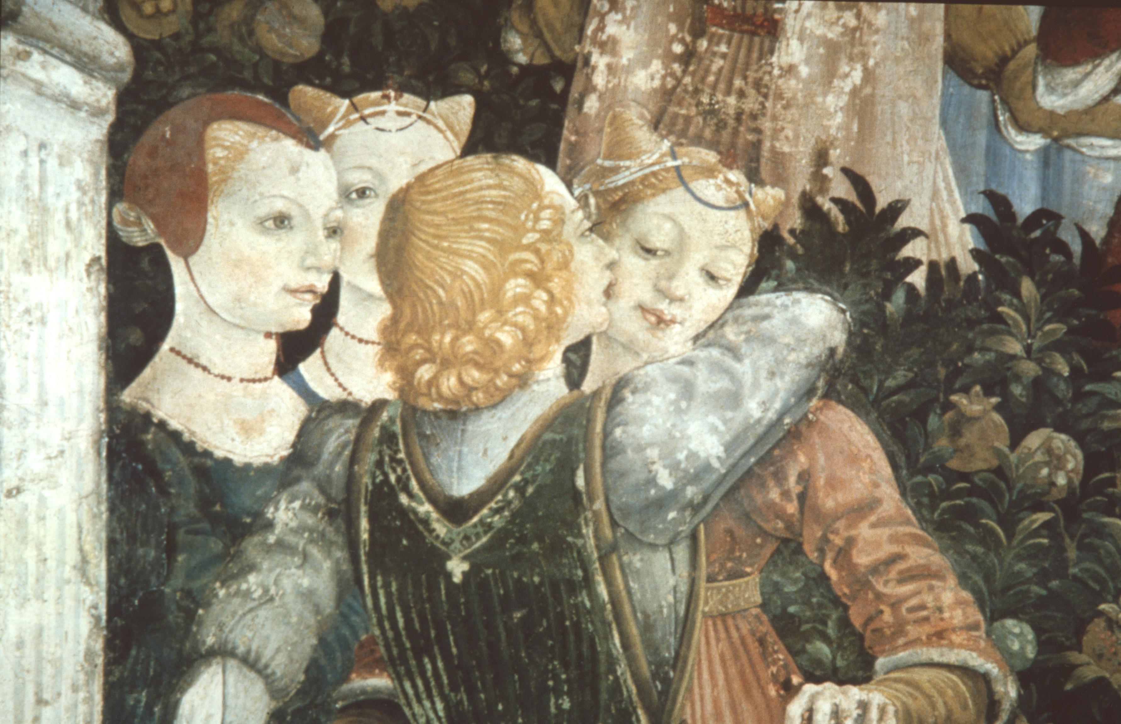 Figure 16: (V3_11) Detail from Francesco del Cossa, Allegory of April