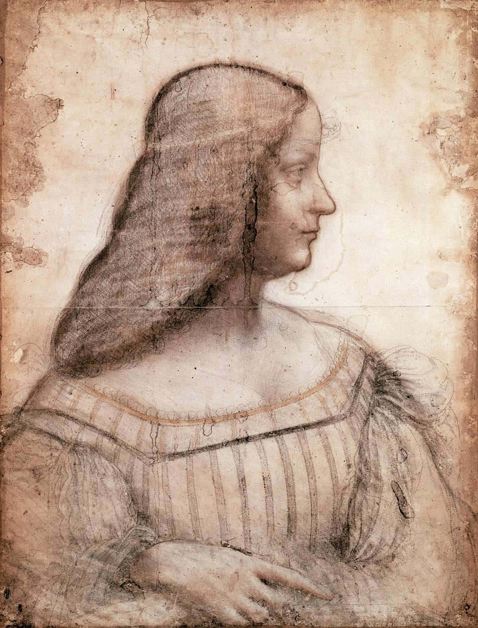 Figure 21: (V3_16) Leonardo da Vinci, Portrait of Isabella d’Este, Musée du Louvre