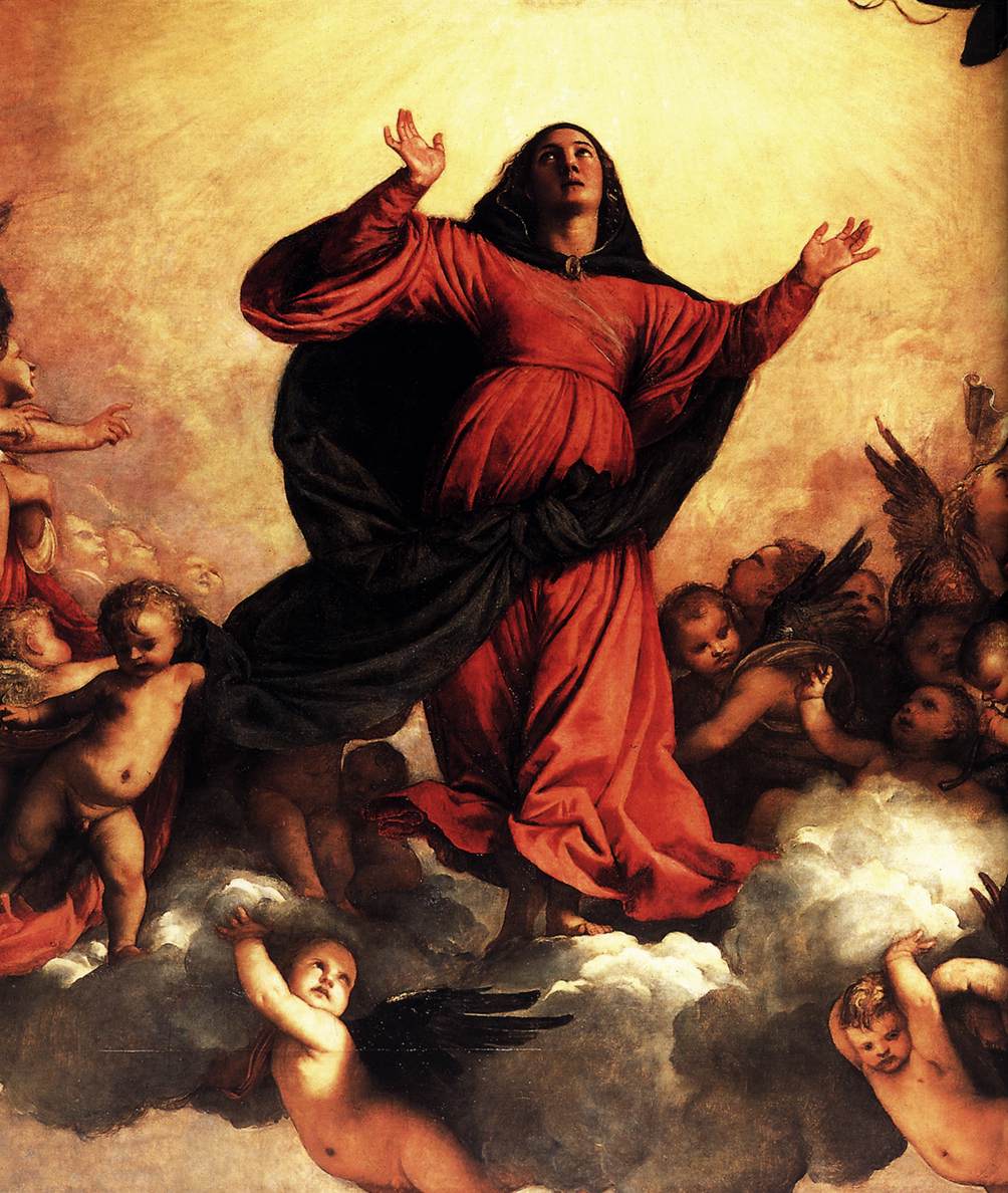 Figure 32: (V3_24) Detail from Titian, Assumption of the Virgin