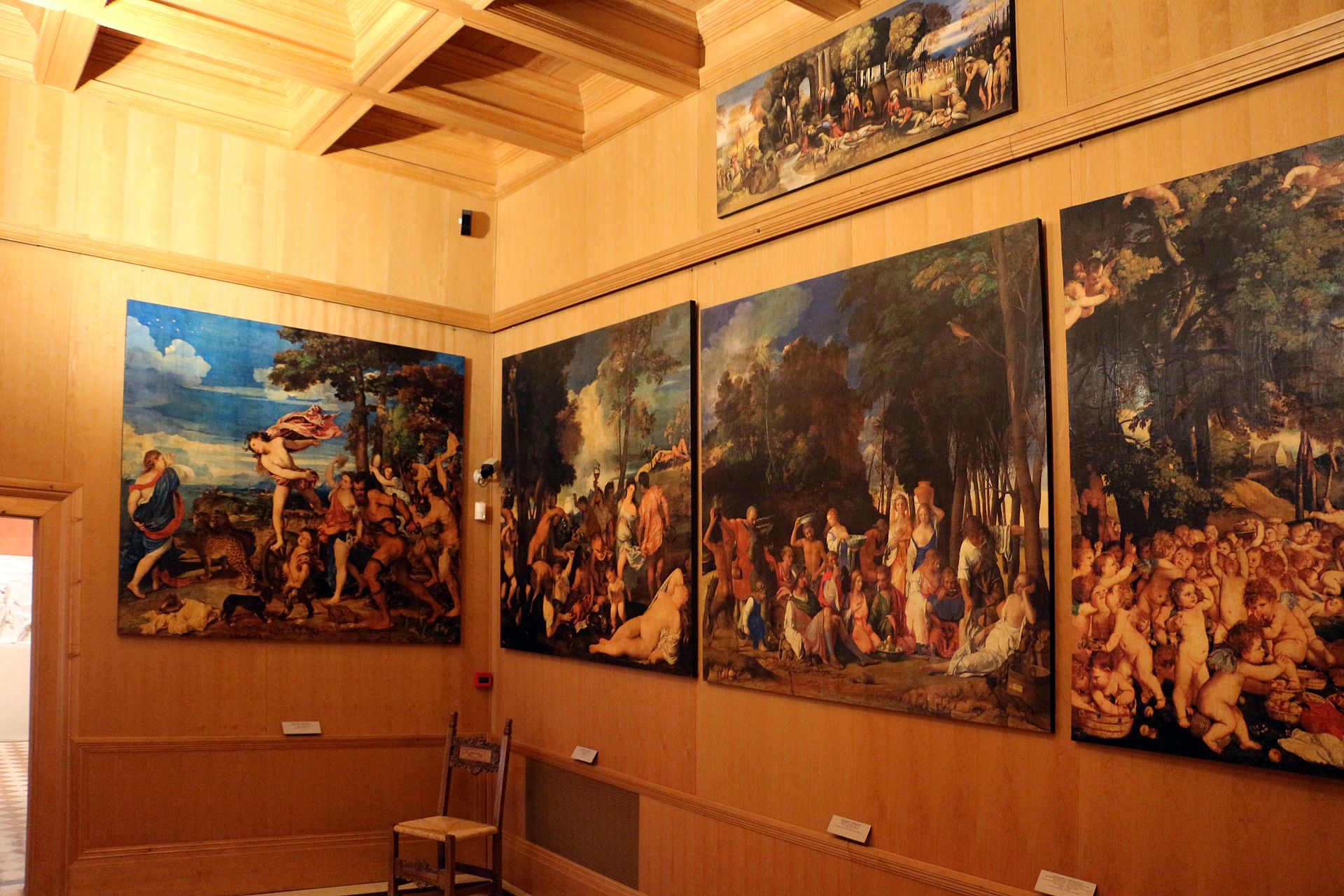 Figure 40: (V3_32) Mock-up of the layout of Alfonso I d’Este’s camerino