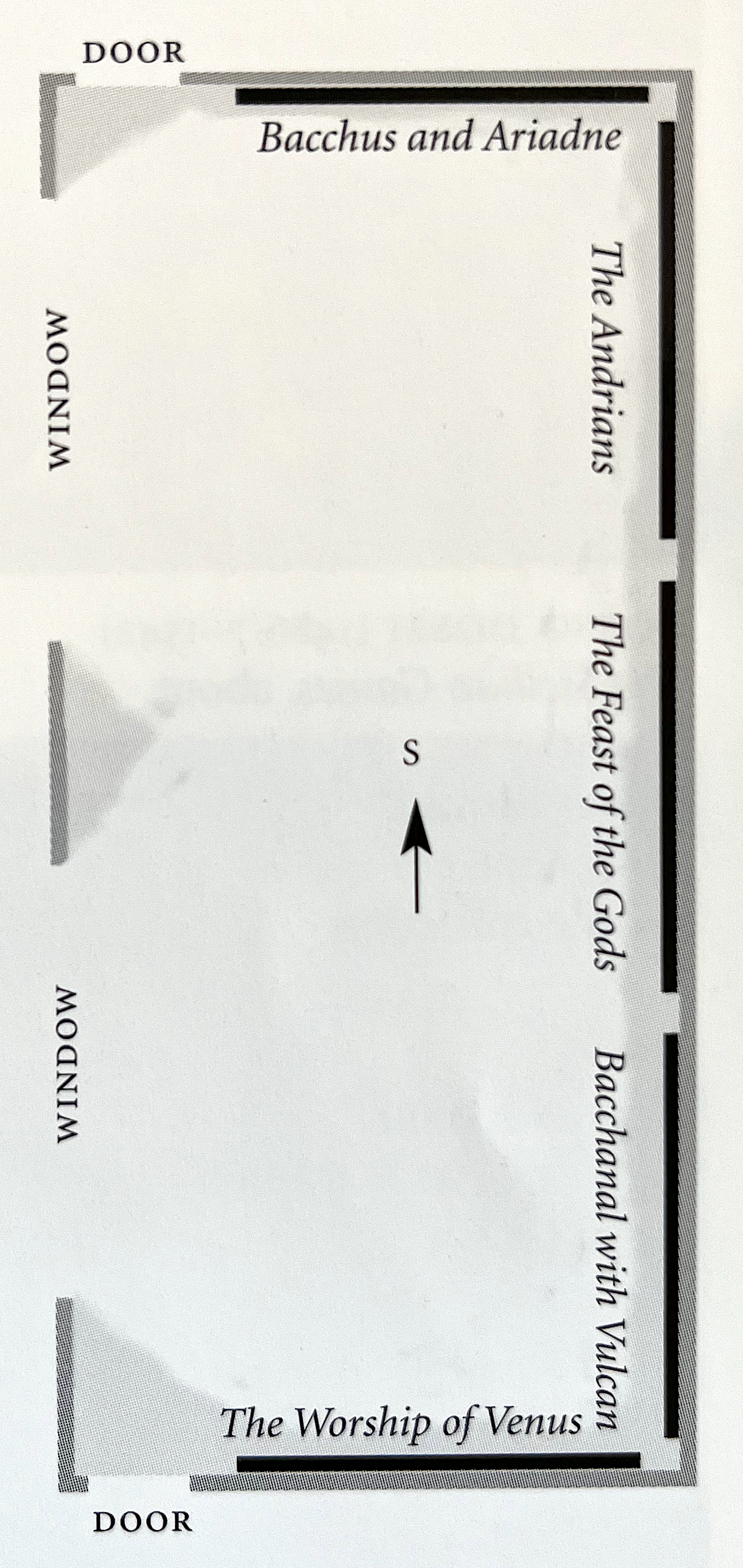 Figure 41: (V3_33) Updated plan of Alfonso’s camerino by Charles Hope