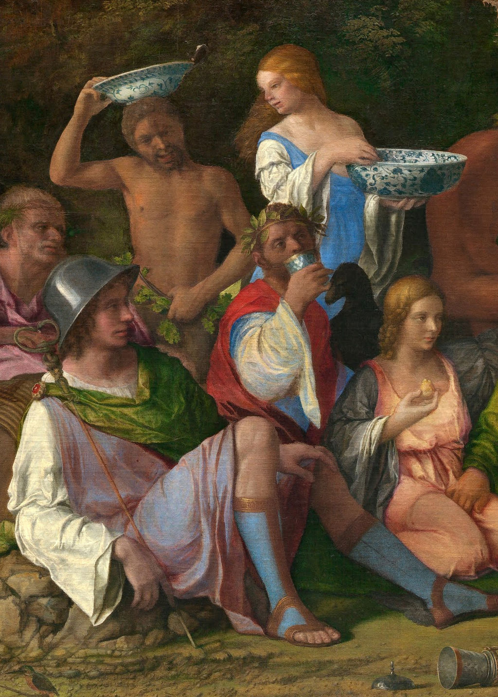 Figure 44: (V3_36) Detail from Giovanni Bellini, The Feast of the Gods