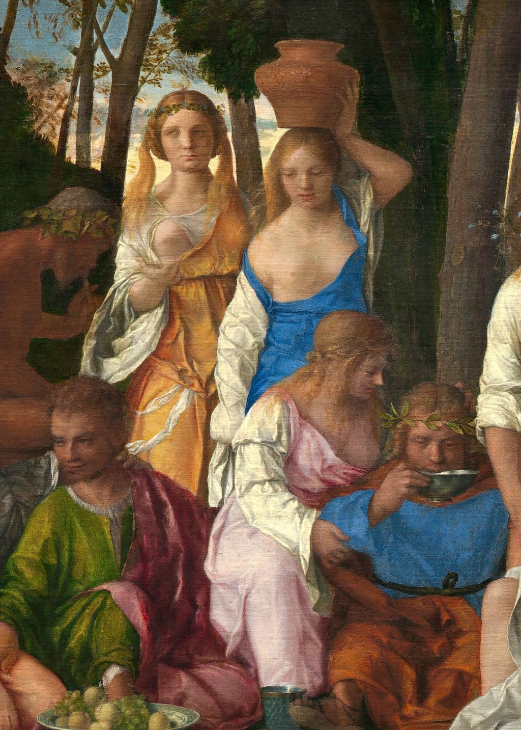 Figure 46: (V3_37a) Detail from Giovanni Bellini, The Feast of the Gods