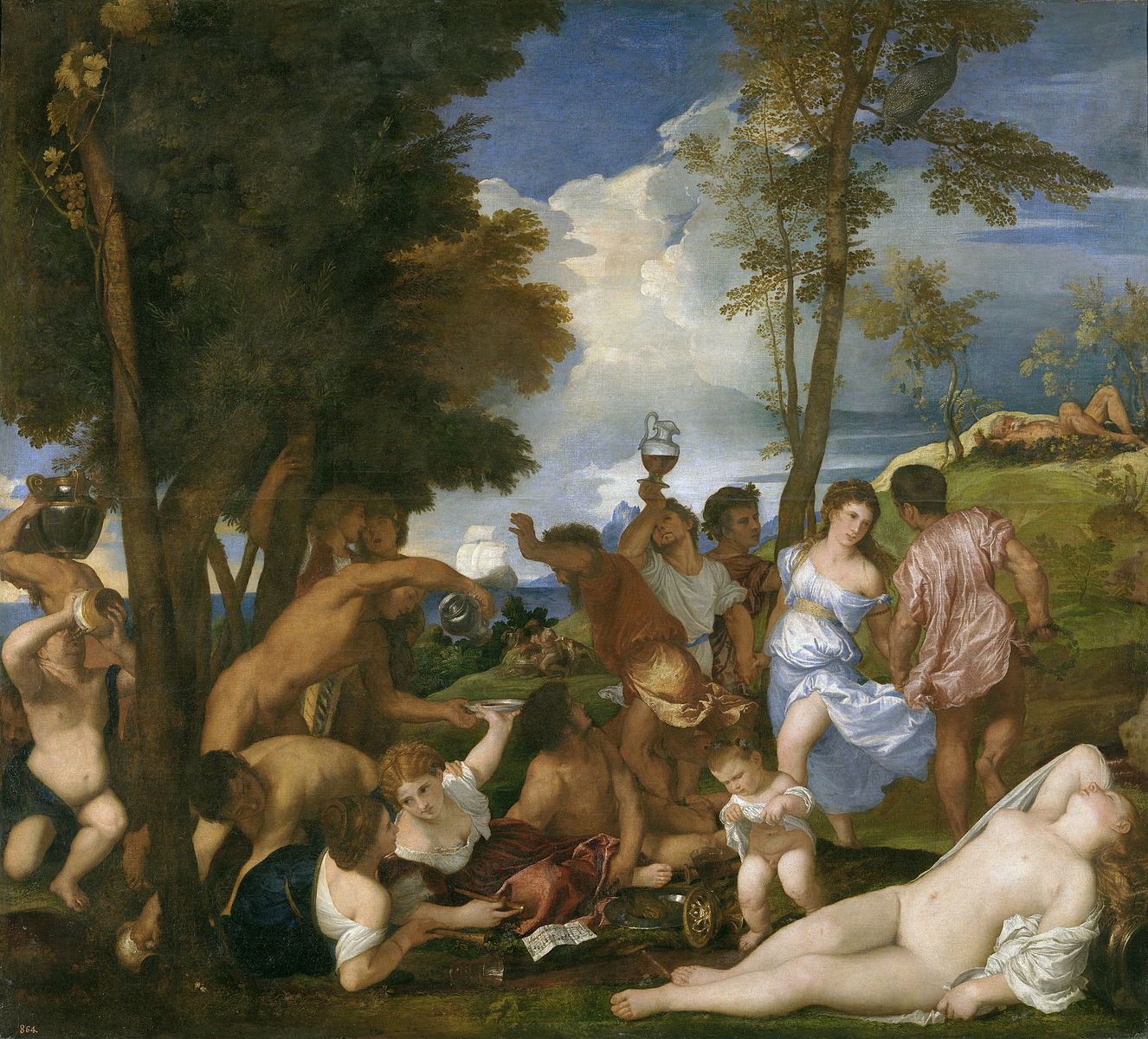 Figure 54: (V3_44) Titian, The Andrians, Prado Museum
