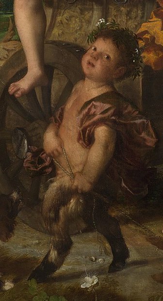 Figure 69: (V3_57) Detail from Titian, Bacchus and Ariadne