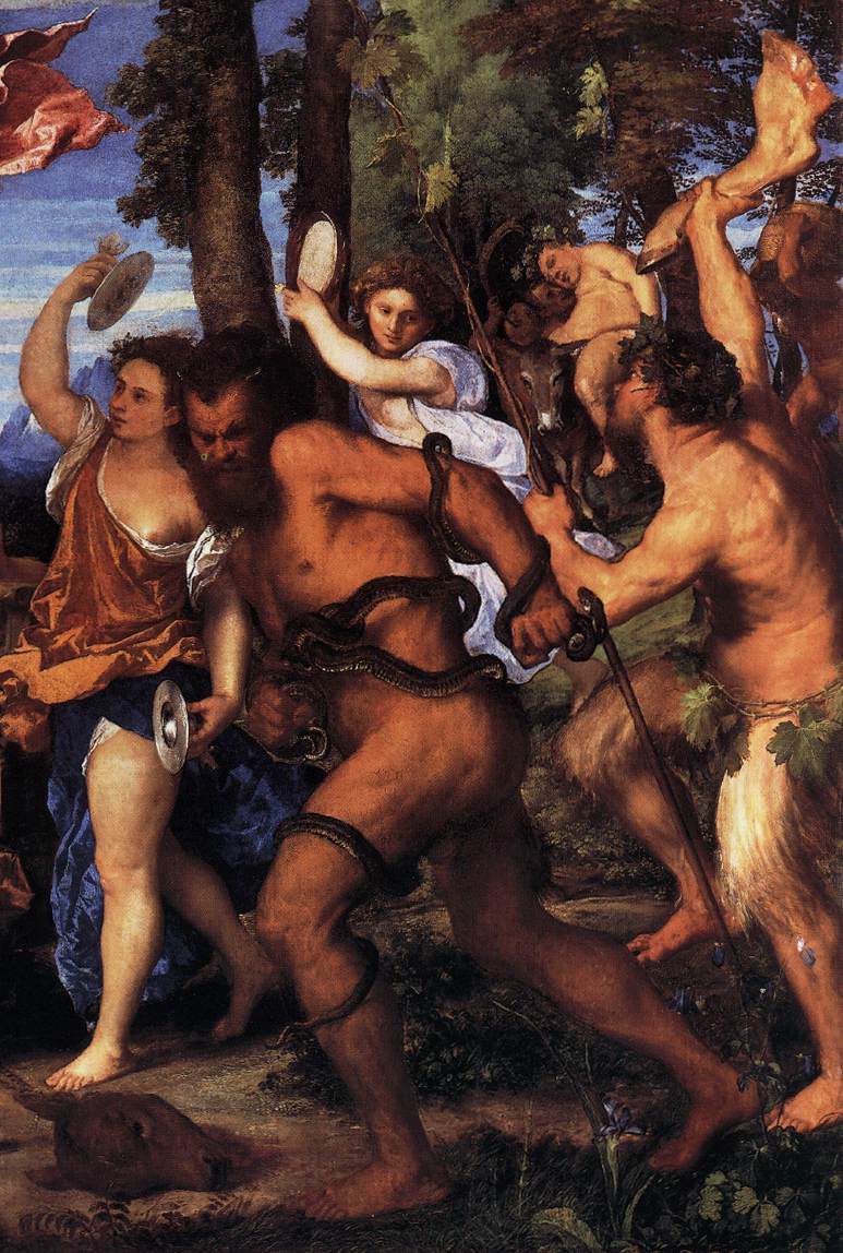 Figure 70: (V3_58) Detail from Titian, Bacchus and Ariadne