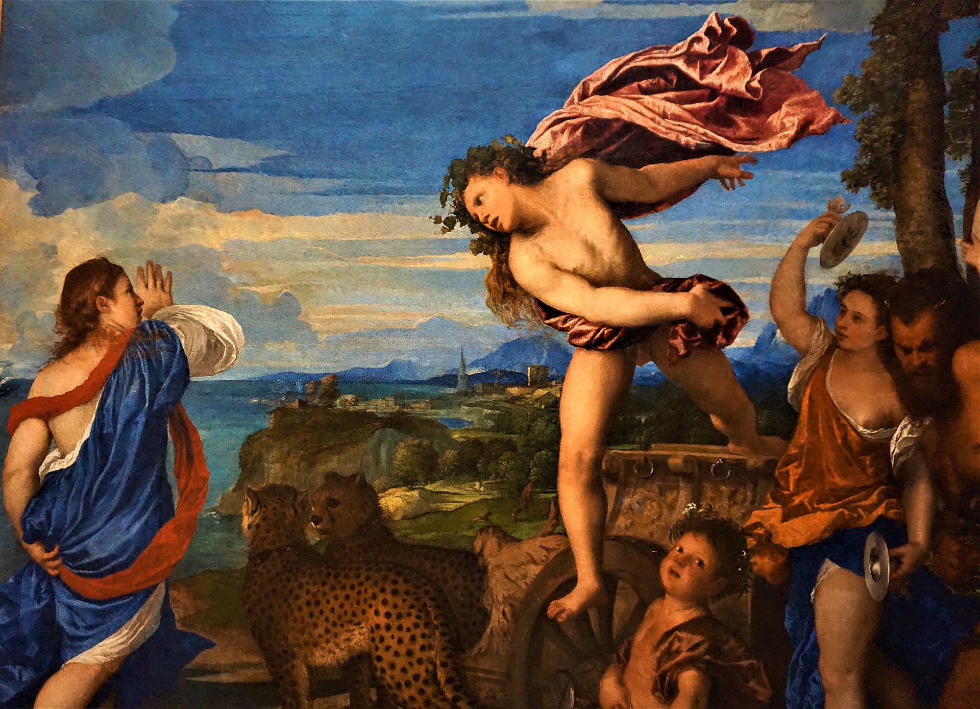 Figure 72: (V3_60) Detail from Titian, Bacchus and Ariadne