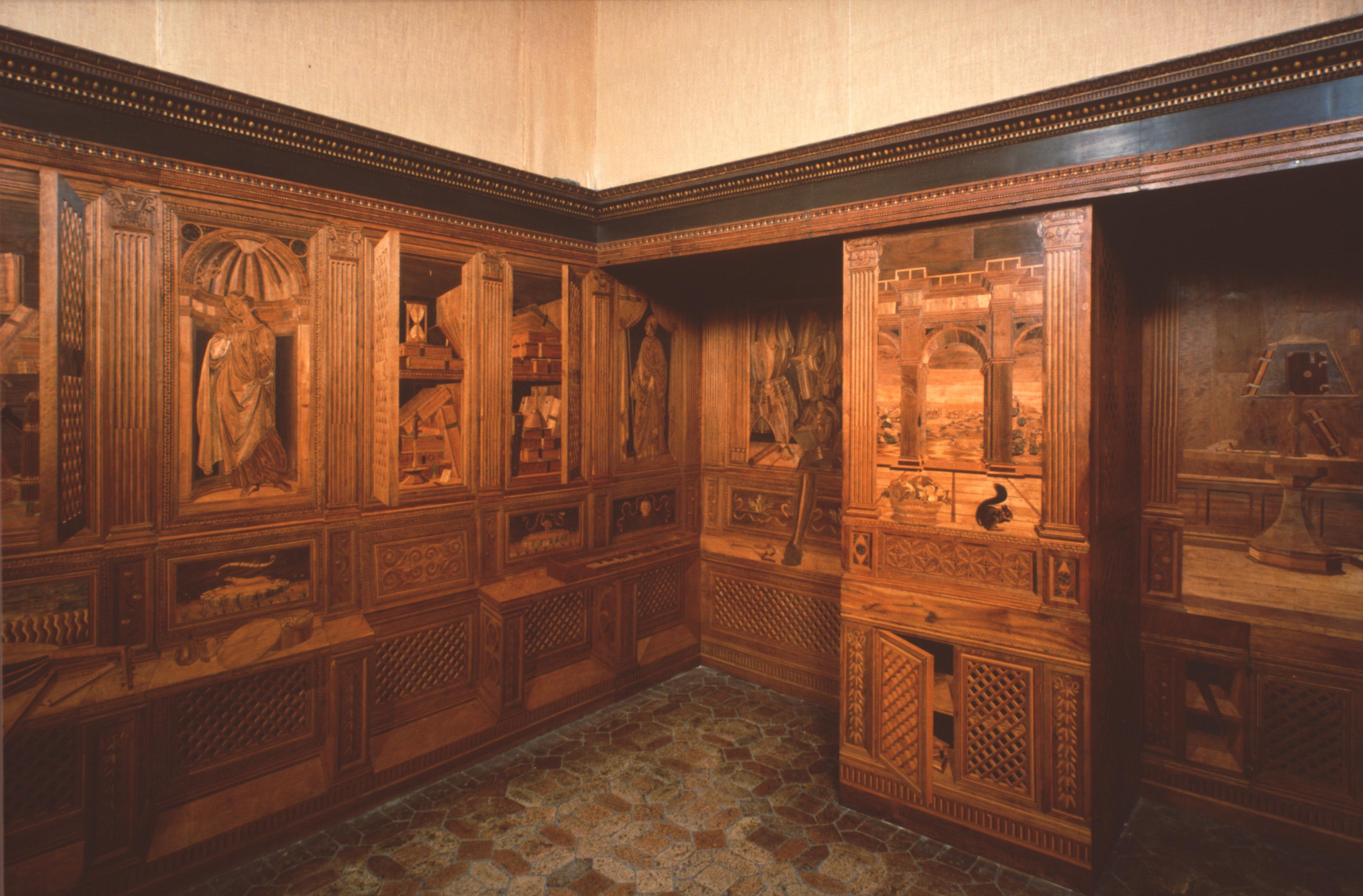 Figure 21: (V3_20) Studiolo of Federico da Montefeltro, Palazzo Ducale, Urbino