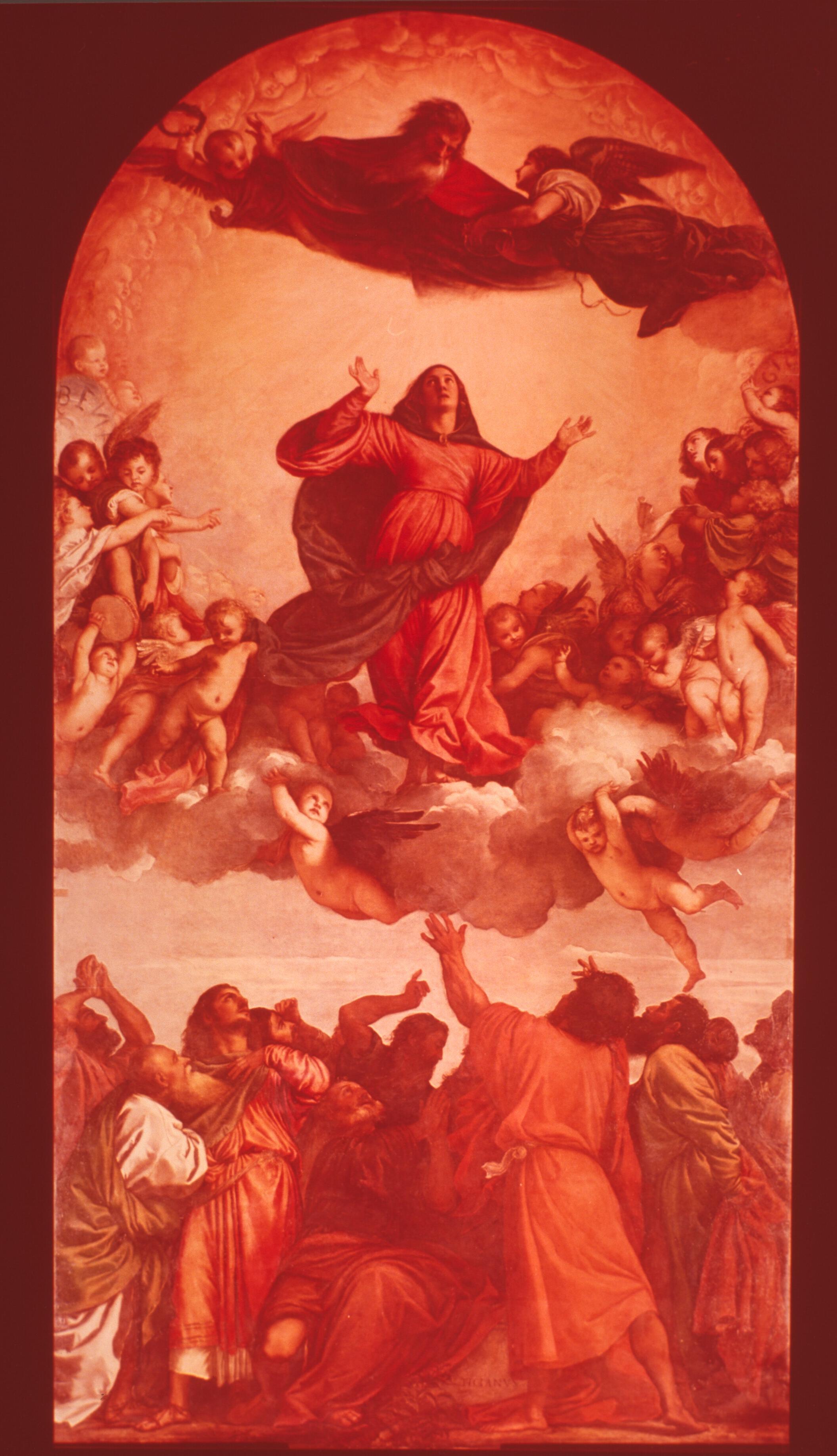 Figure 24: (V3_23) Titian, Assumption of the Virgin, Basilica di Santa Maria Gloriosa dei Frari
