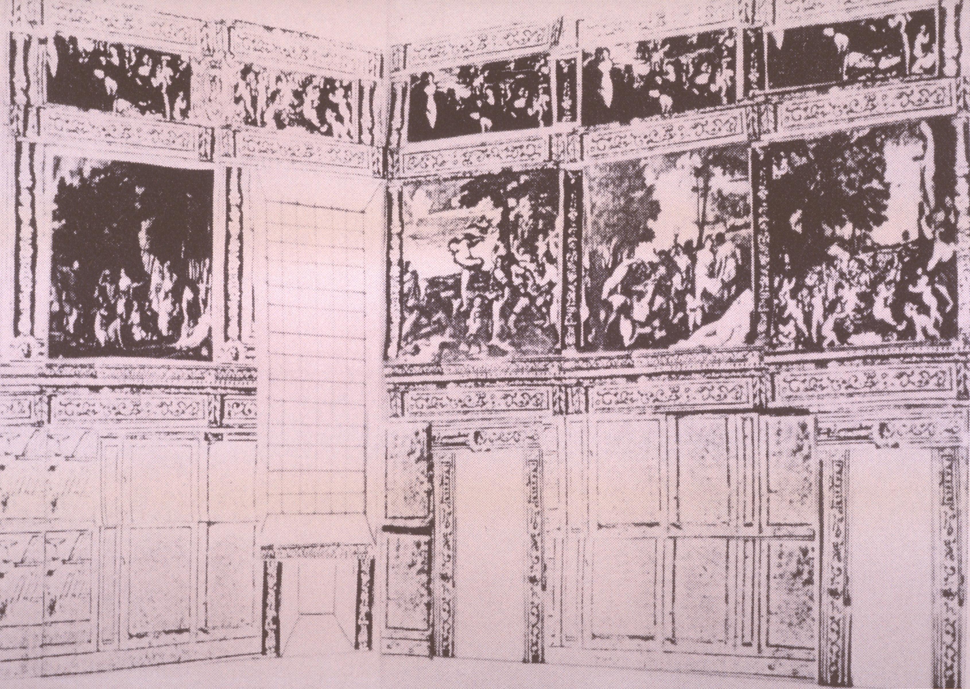 Figure 33: (V3_32) Mock-up of the layout of Alfonso I d’Este’s camerino