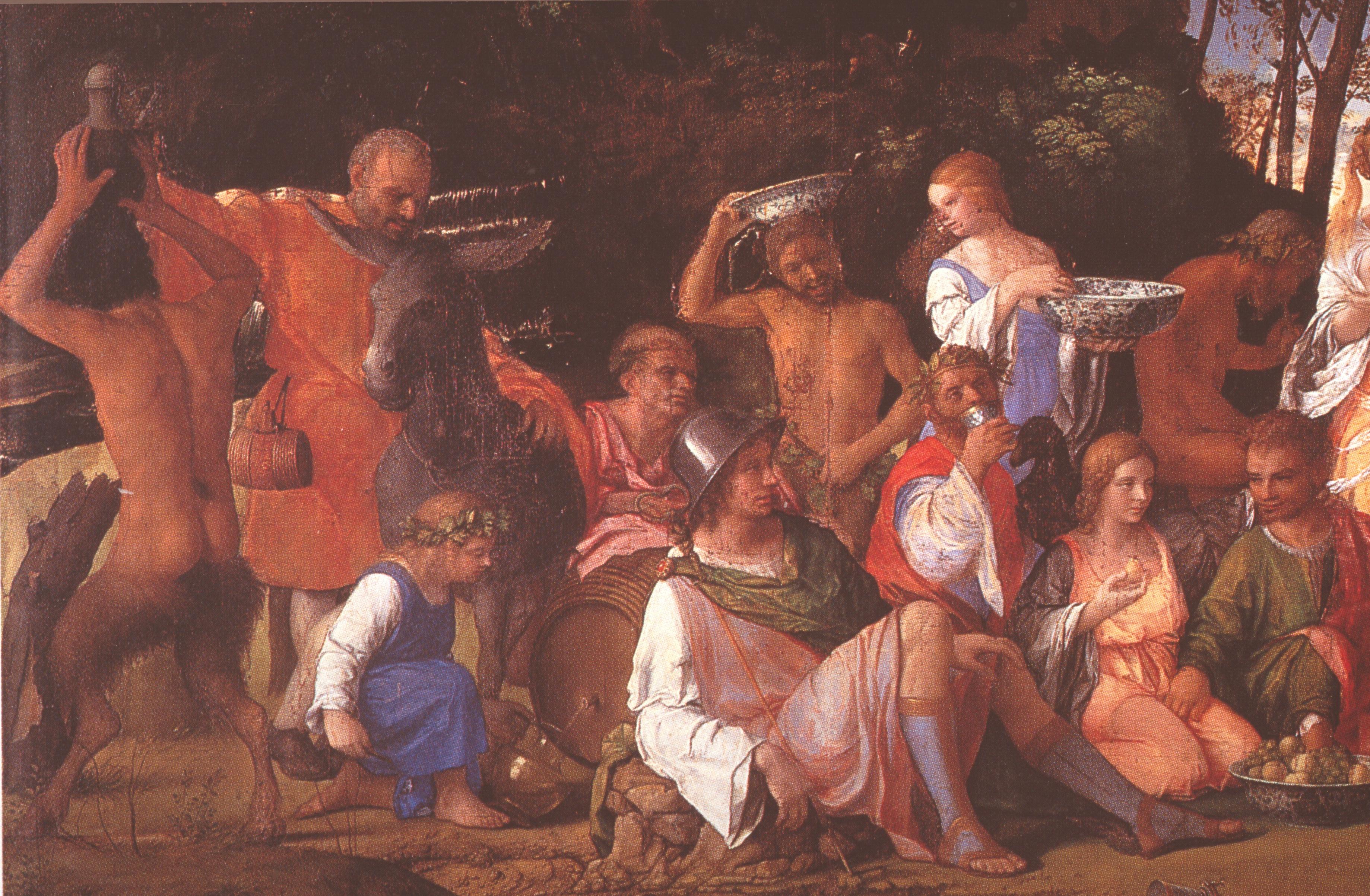 Figure 37: (V3_36) Detail from Giovanni Bellini, The Feast of the Gods