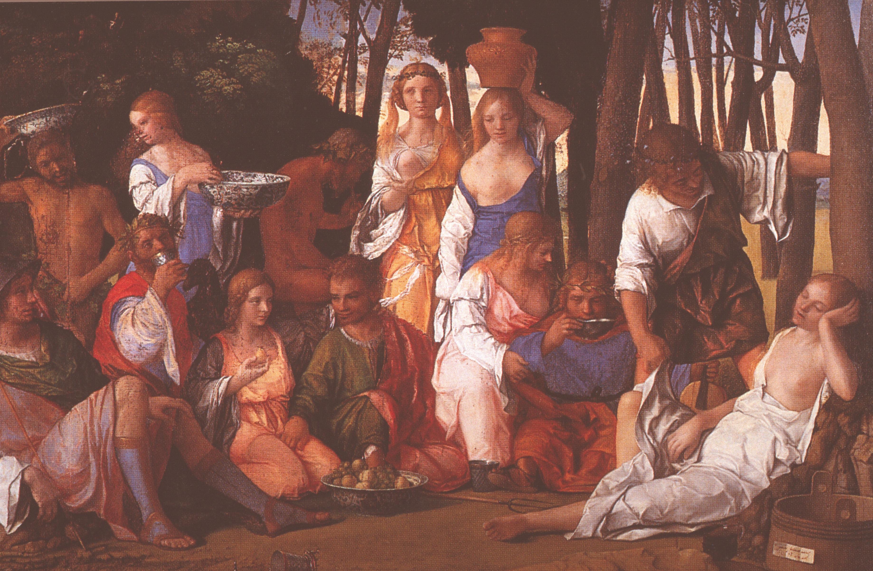 Figure 38: (V3_37) Detail from Giovanni Bellini, The Feast of the Gods