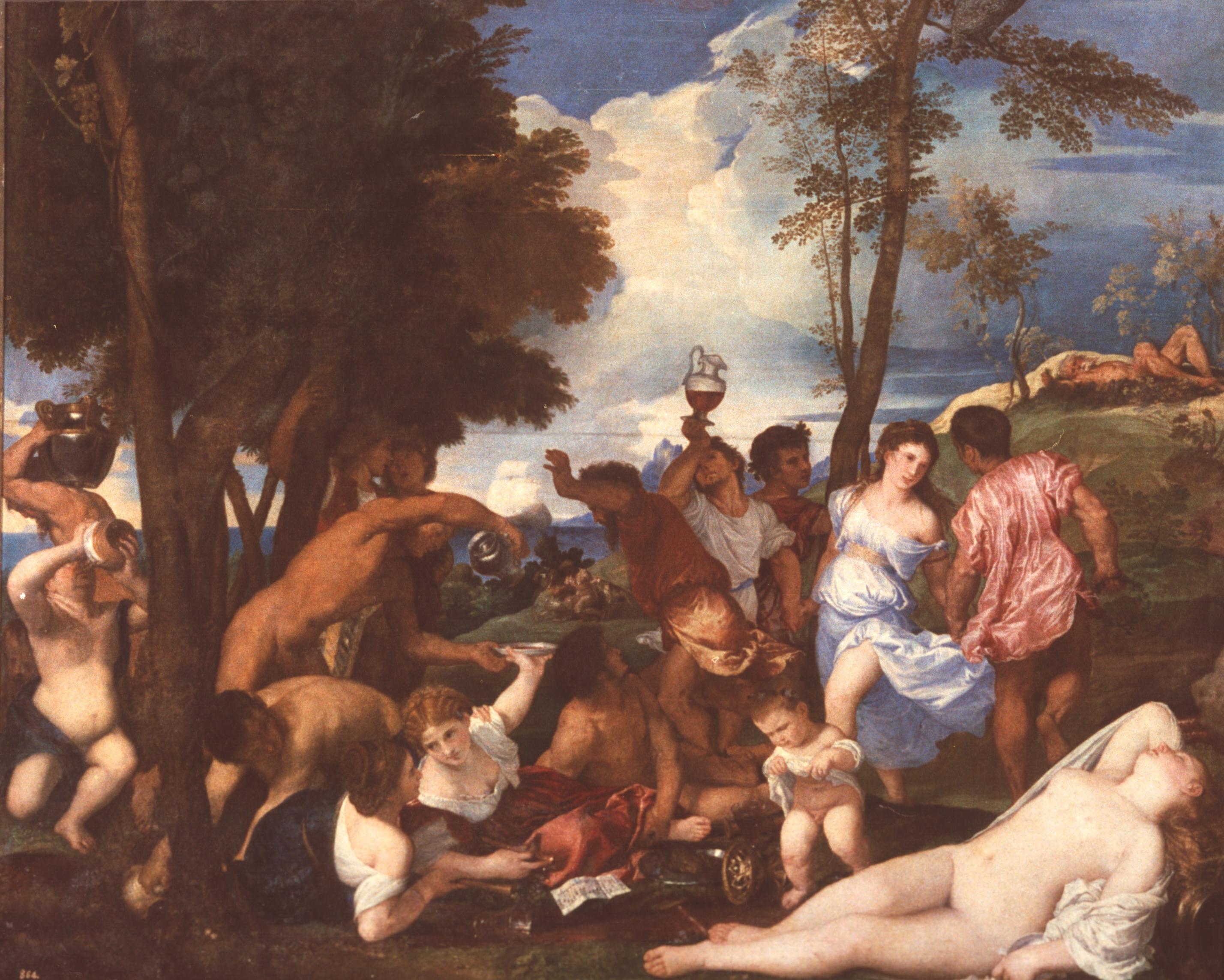 Figure 45: (V3_44) Titian, The Andrians, Prado Museum