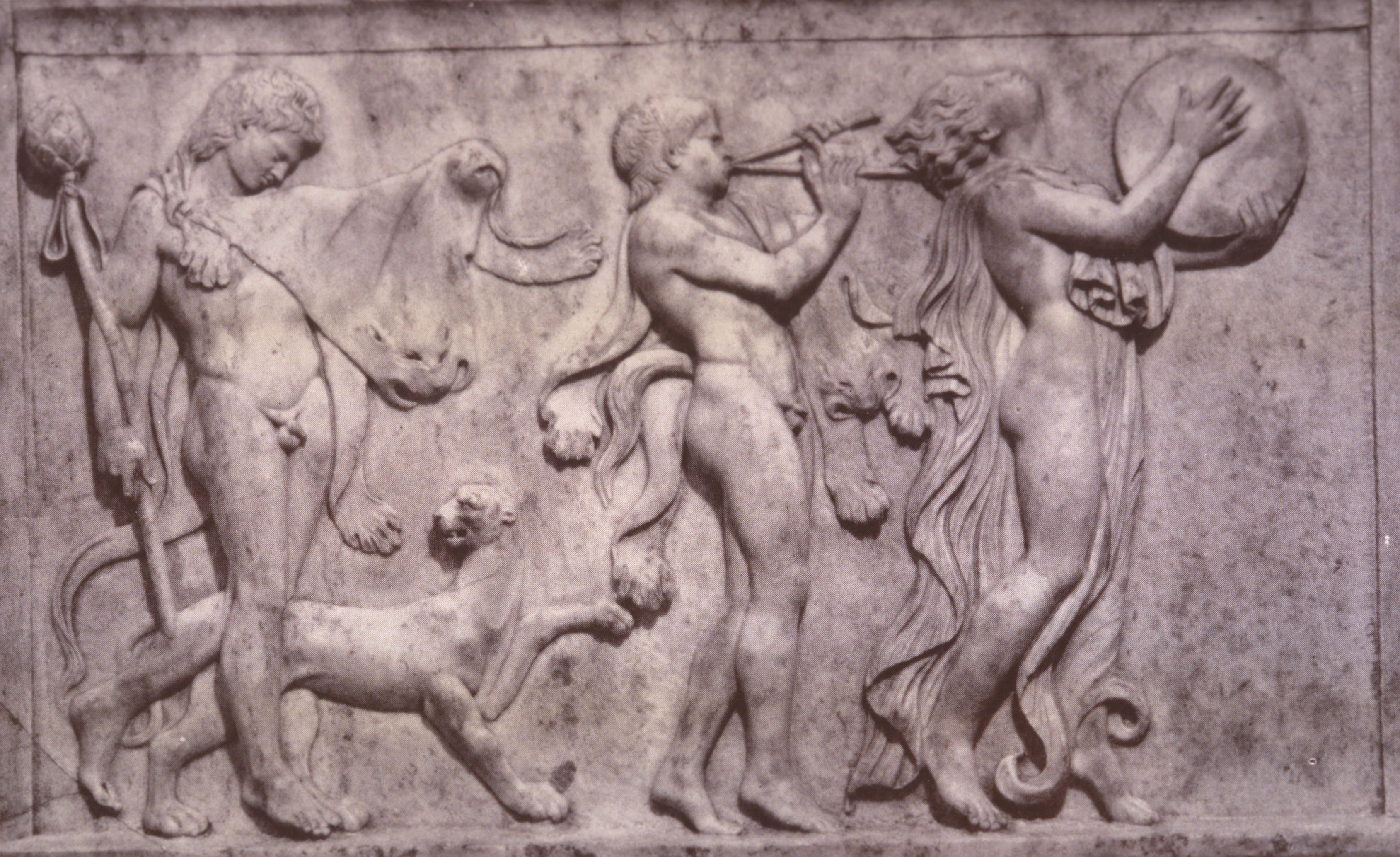 Figure 55: (V3_54) Roman relief of a Bacchanal, British Museum
