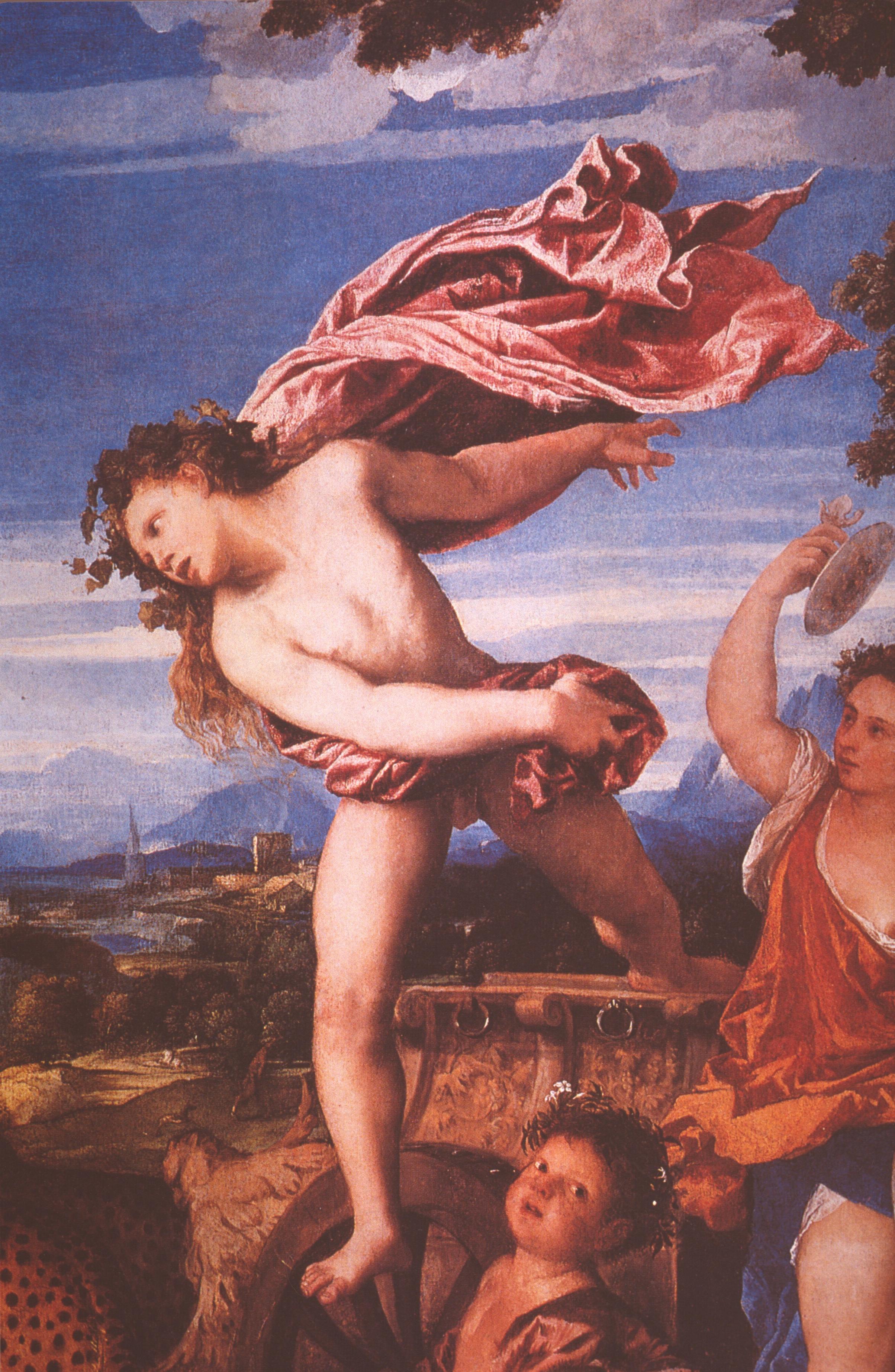Figure 61: (V3_60) Detail from Titian, Bacchus and Ariadne