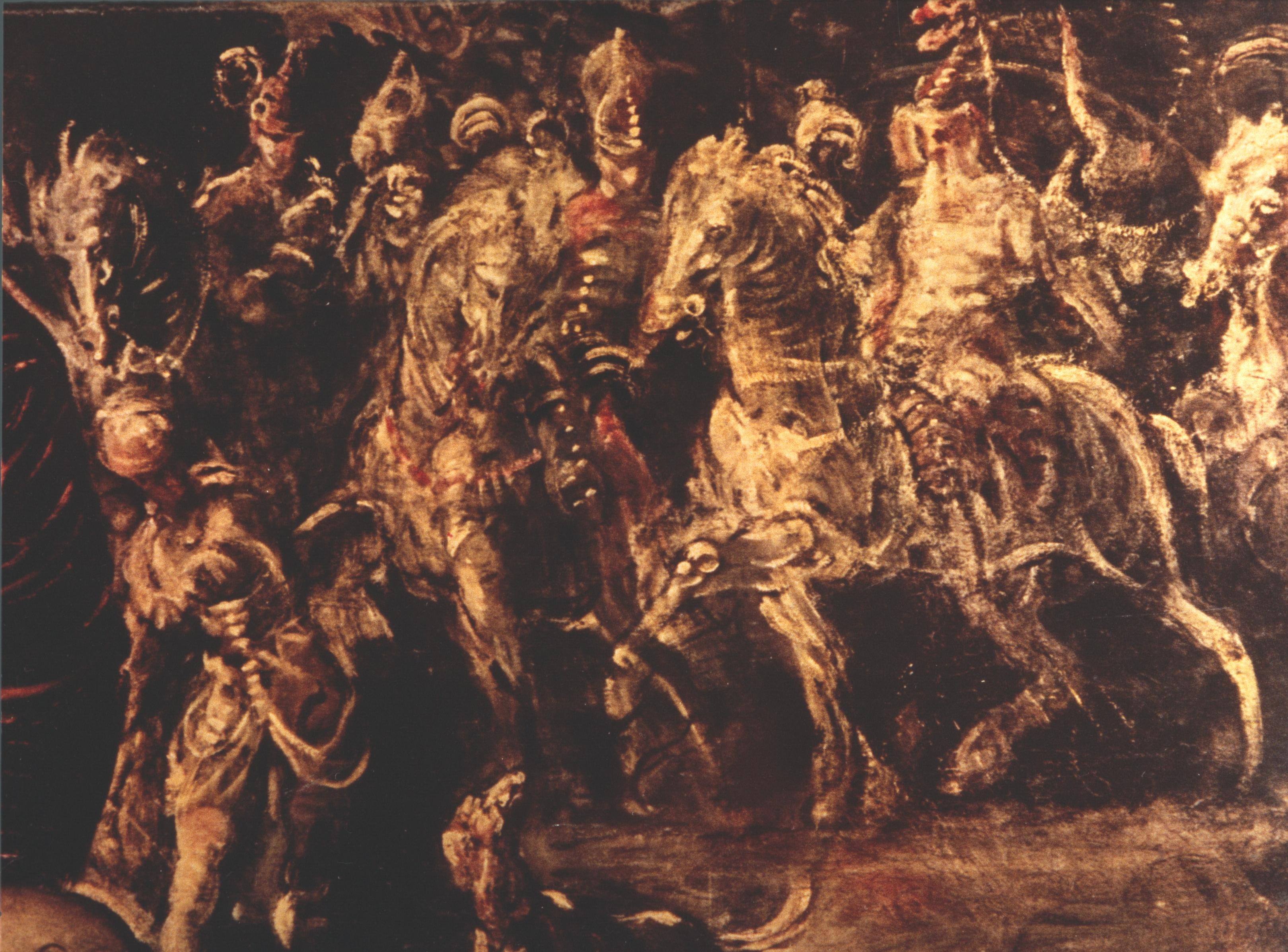 Figure 10: (V4_10) Detail from Tintoretto, The Adoration of the Magi, Scuola Grande di San Rocco