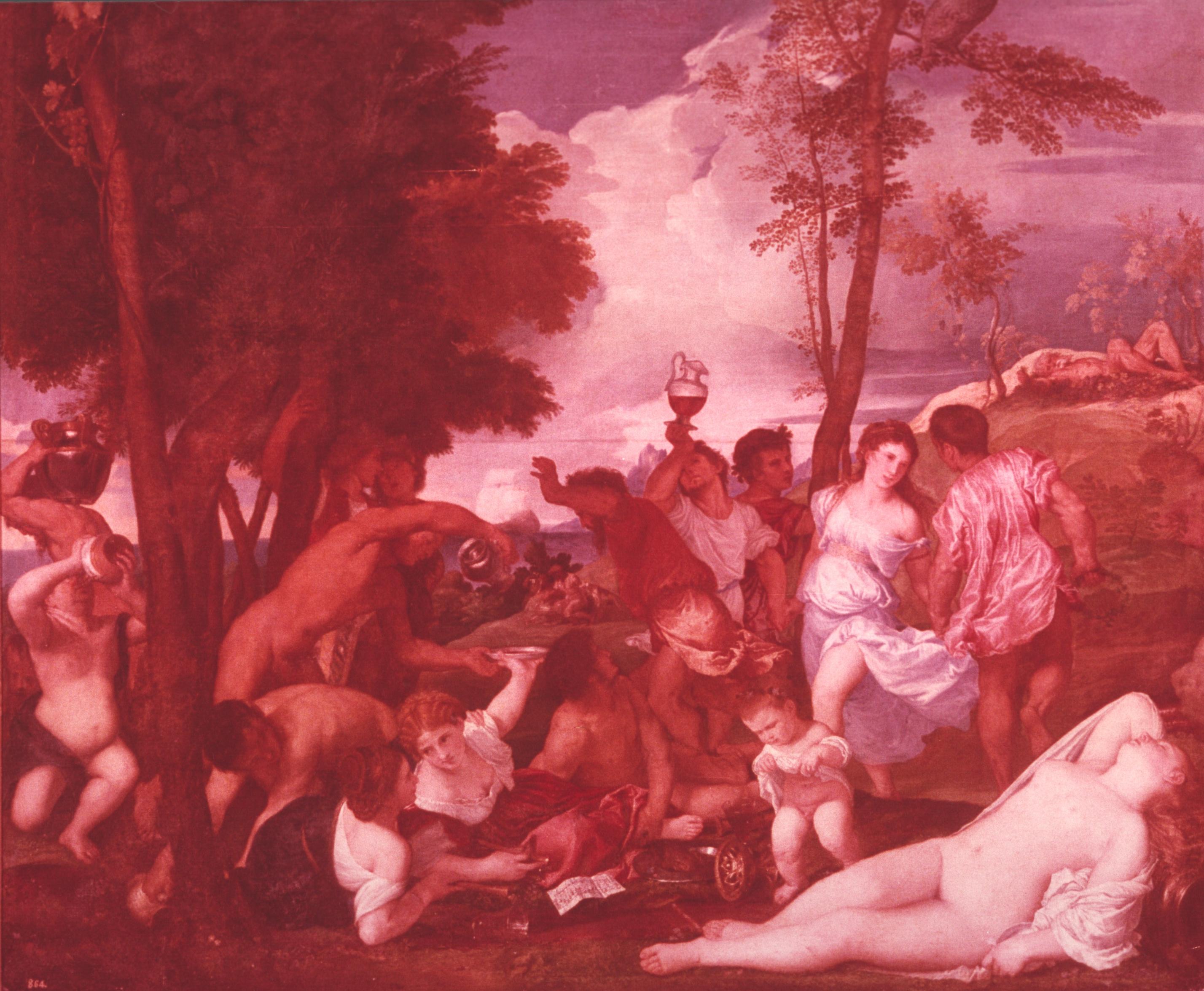 Figure 12: (V4_12) Titian, The Andrians, Prado Museum