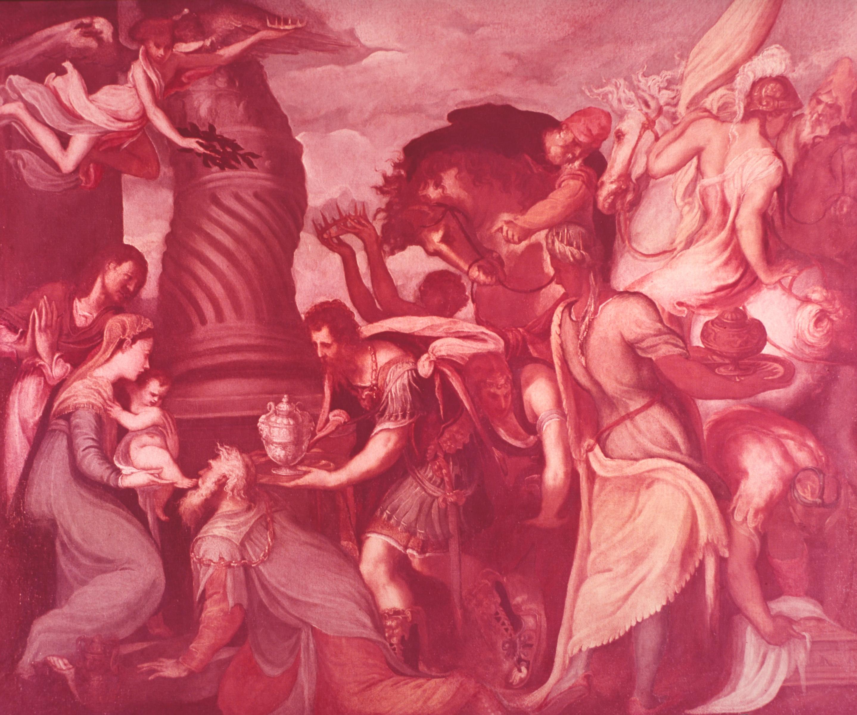 Figure 14: (V4_14) Andrea Schiavone, The Adoration of the Magi, Pinacoteca Ambrosiana