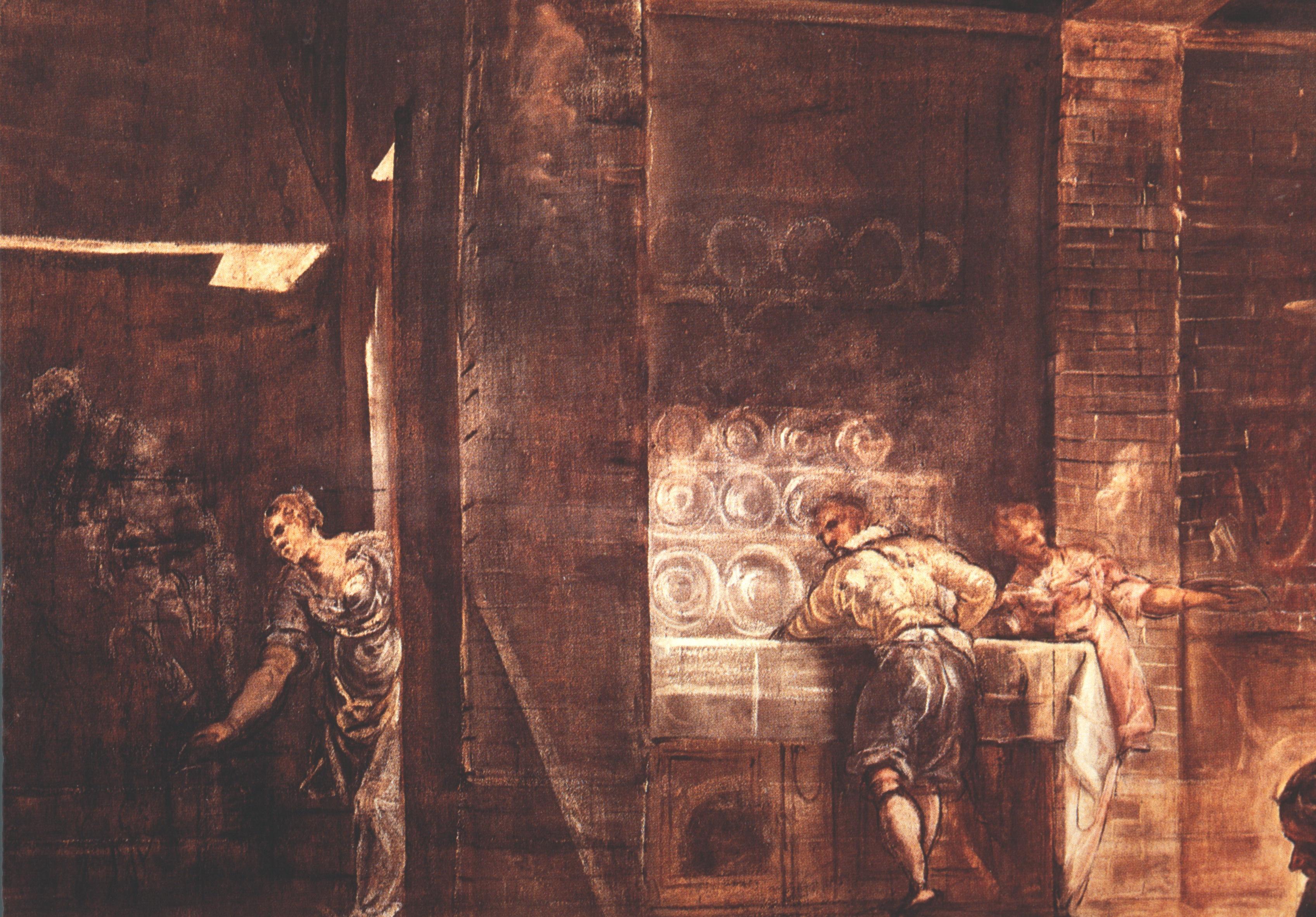 Figure 28: (V4_28) Details from Tintoretto, The Last Supper