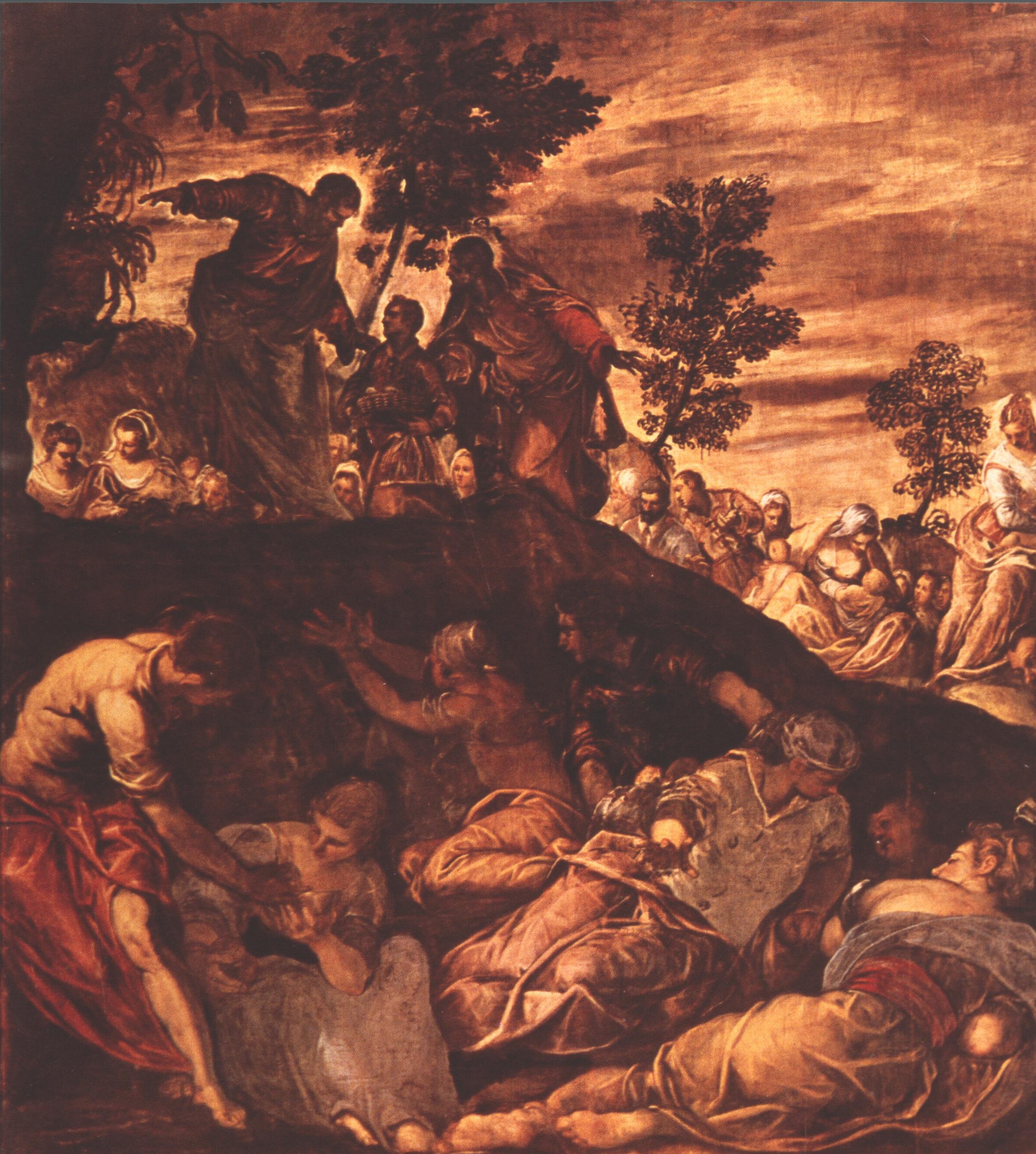 Figure 30: (V4_30) Tintoretto, The Feeding of the Five Thousand, Scuola Grande di San Rocco