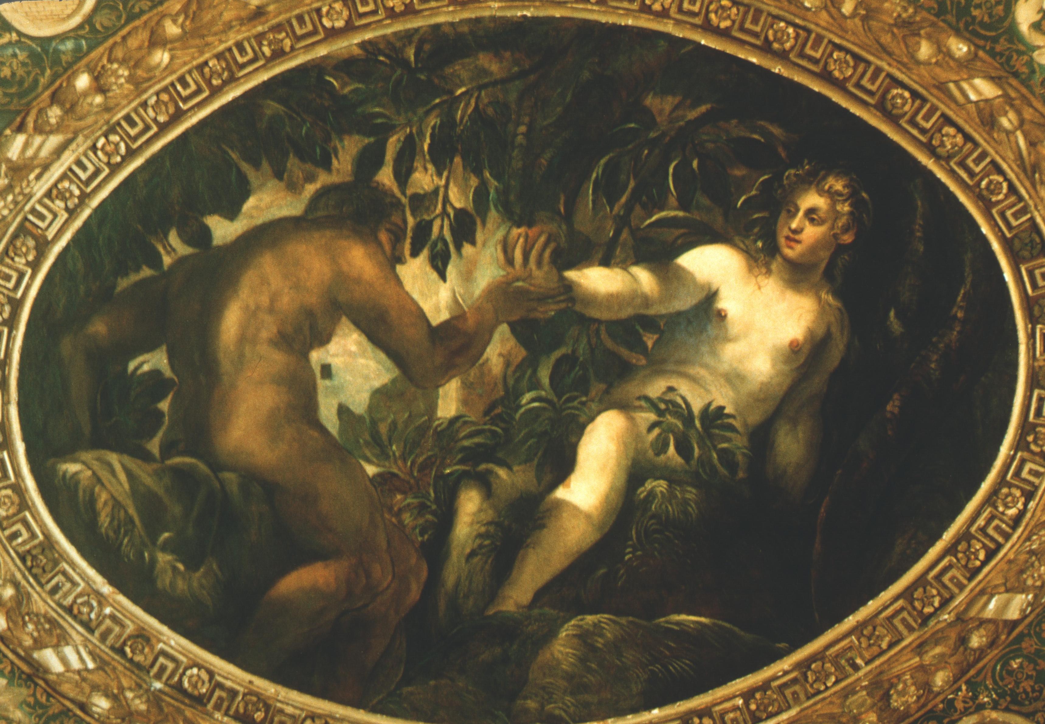 Figure 36: (V4_36) Tintoretto, Adam and Eve,Sala Superiore