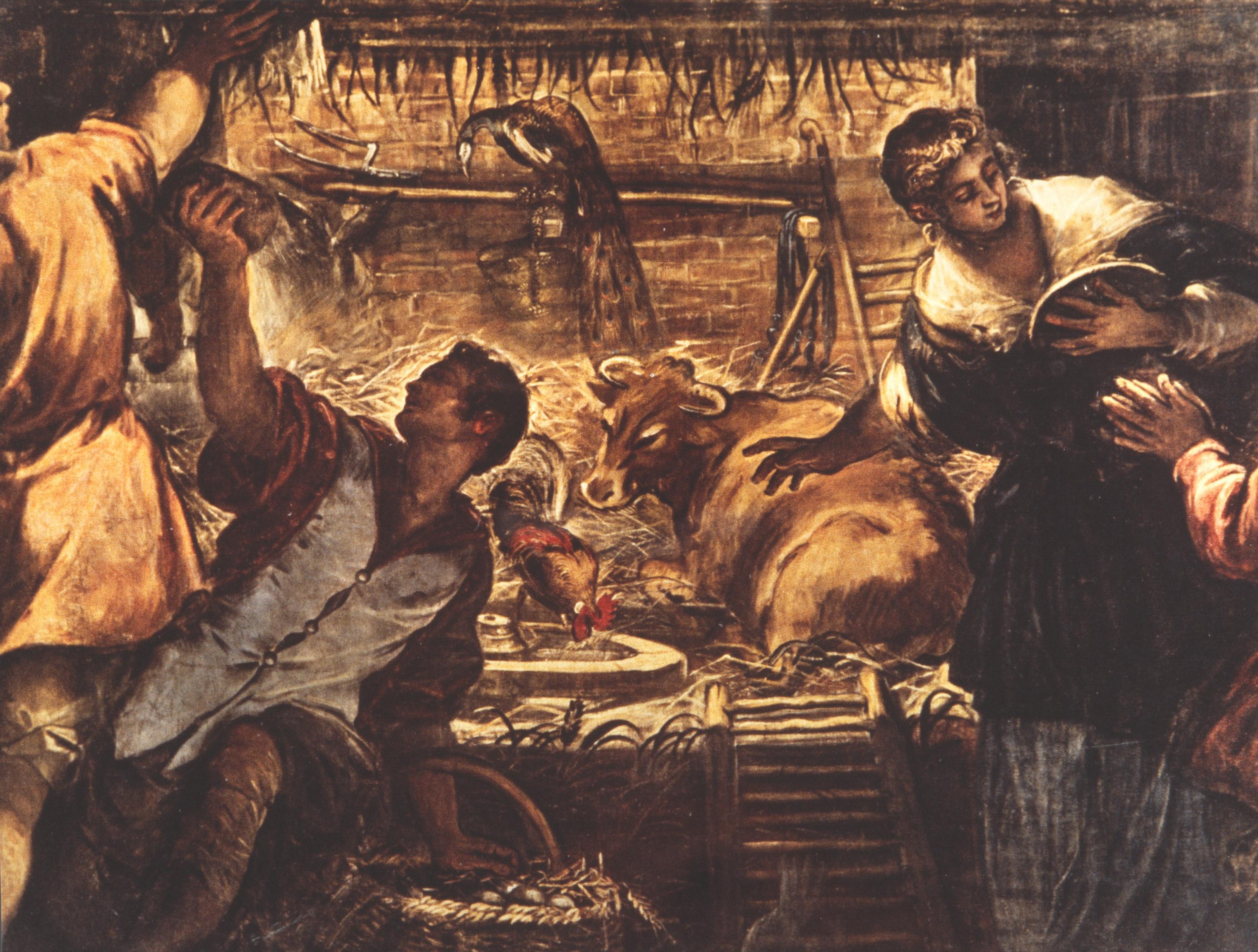 Figure 43: (V4_43) Detail from Tintoretto, Adoration of the Shepherds