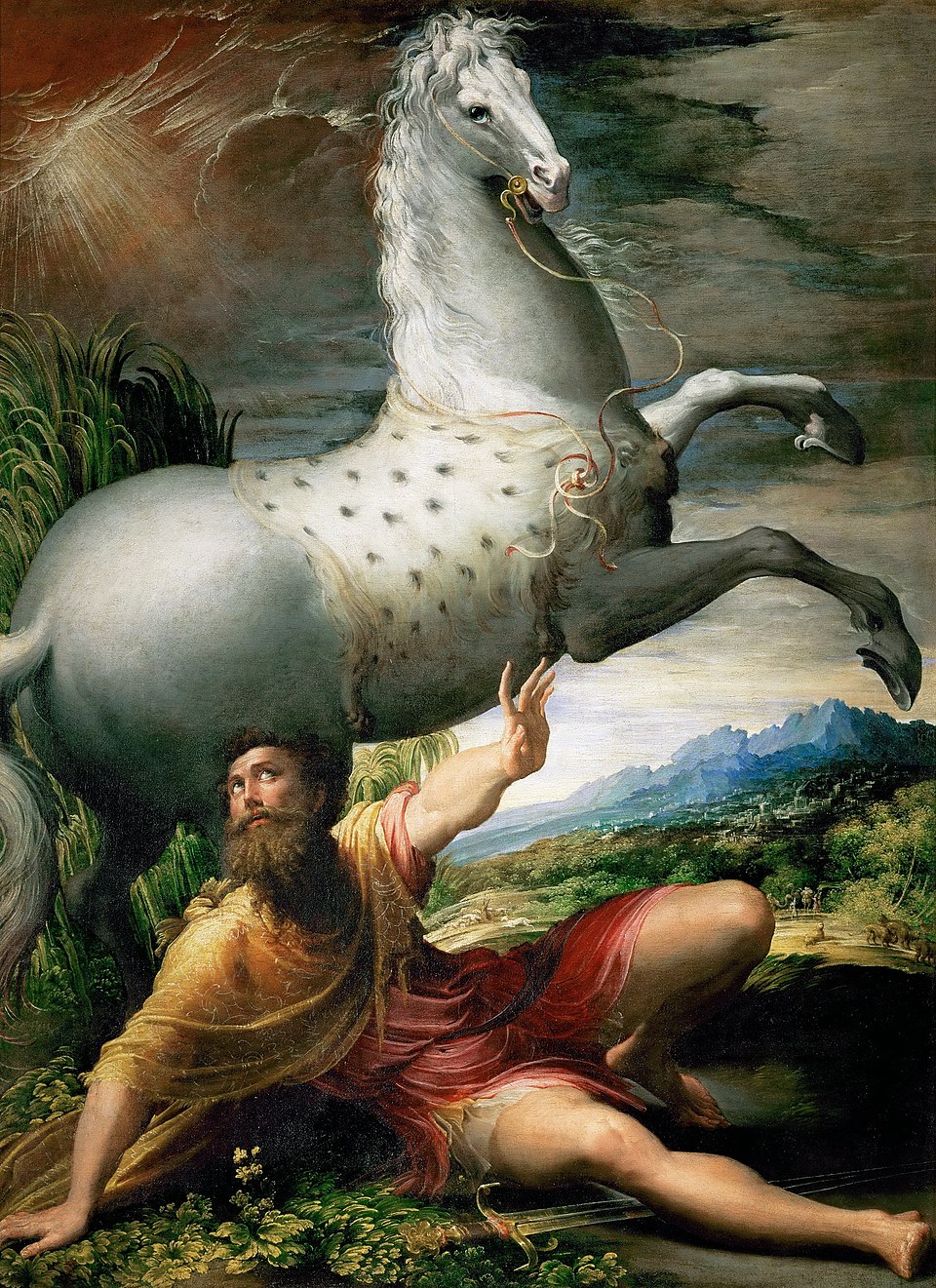Figure 10: (V5_10) Niccolò dell’Abate, Conversion of Saint Paul, Kunsthistorisches Museum