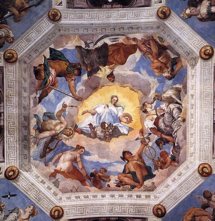 Figure 47: (V5_49) Detail from the ceiling of the Sala dell’Olimpo