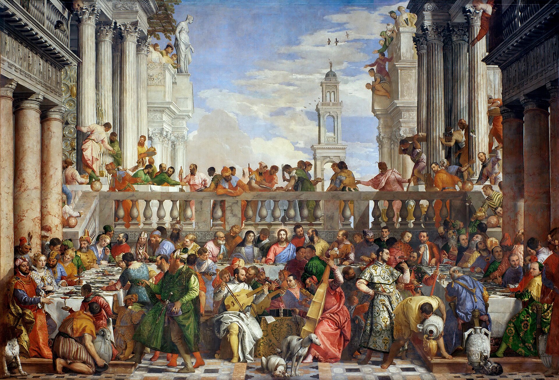 Figure 5: (V5_5) Veronese, The Wedding at Cana, Musée du Louvre