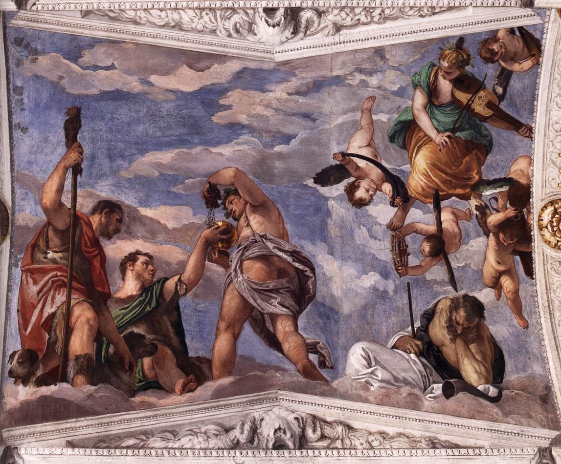 Figure 57: (V5_59) Ceiling of the Stanza di Bacco