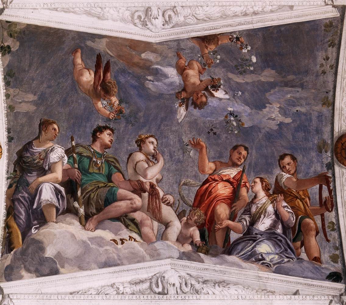 Figure 60: (V5_62) Ceiling of the Stanza dell’Amore Coniugale